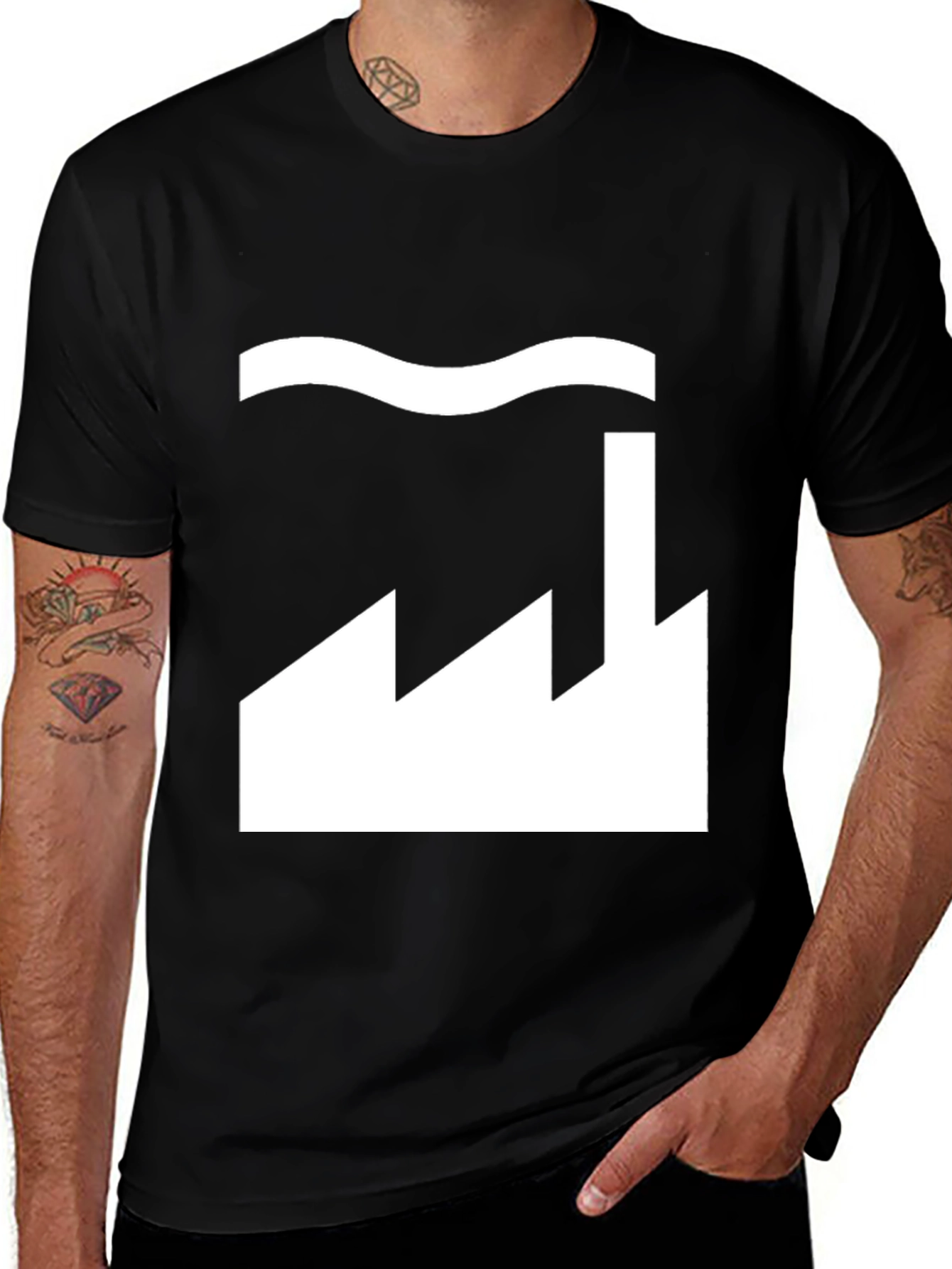Factory Records Graphic Tee - Black Cotton
