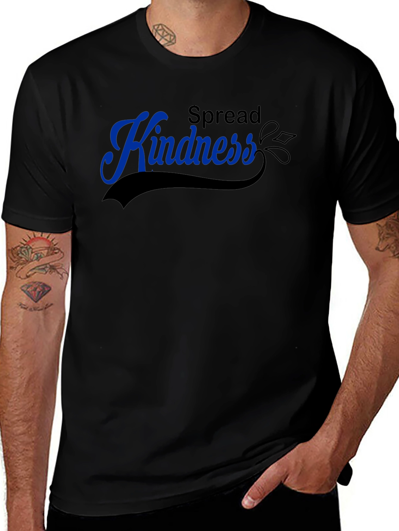Spread Kindness T-Shirt - Classic Black Tee