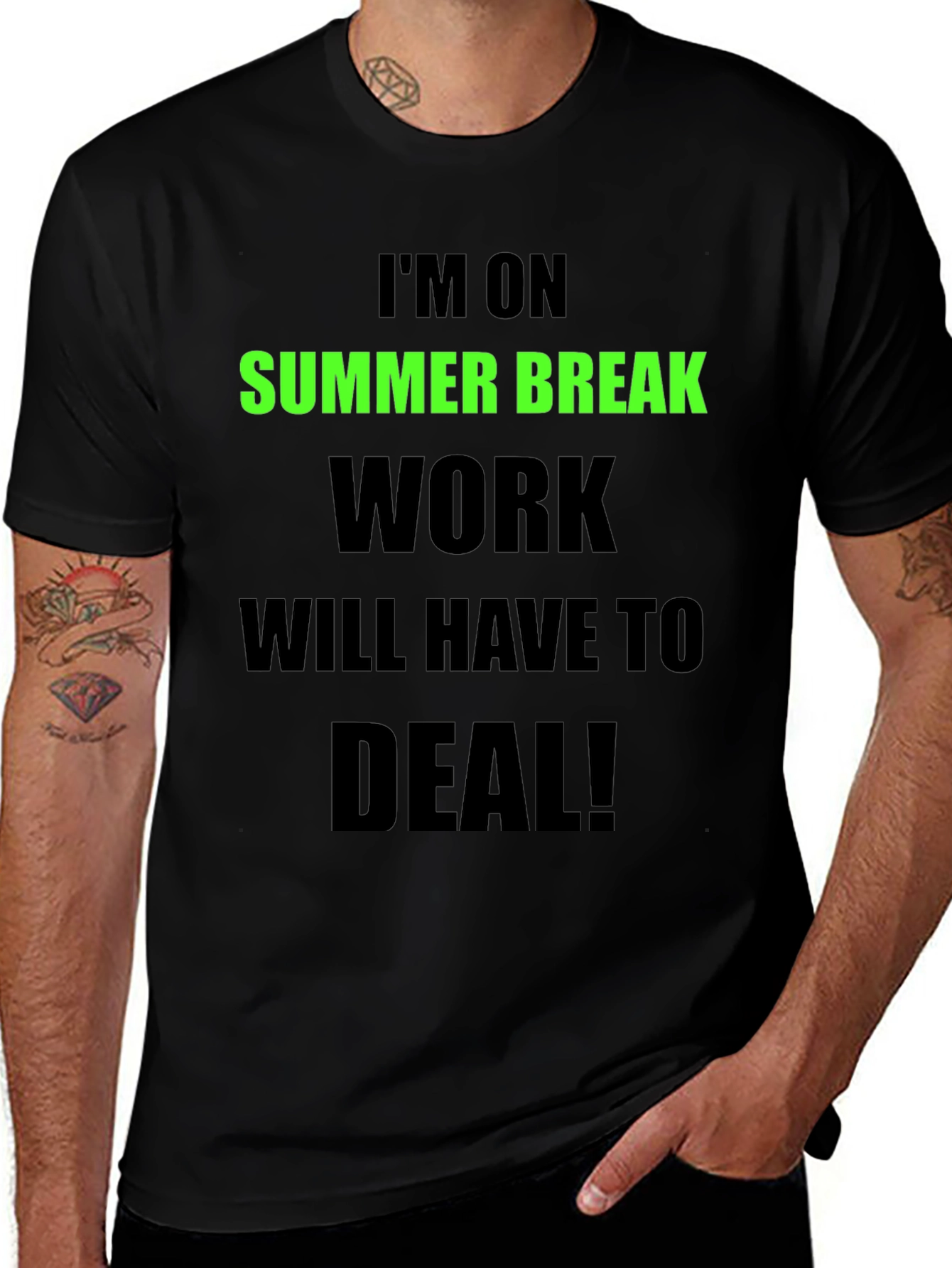 Variant 10 of Summer Break T-Shirt - Work Will Have To Deal
