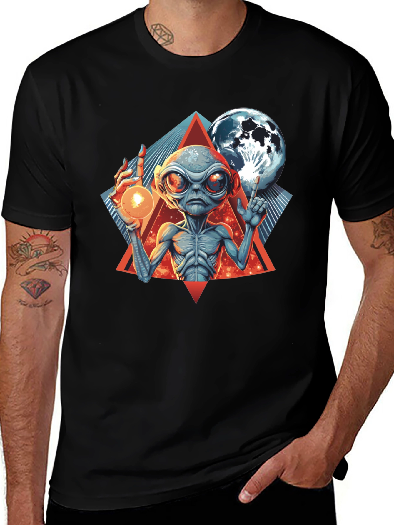 Variant 24 of Alien Graphic T-Shirt - Space Exploration