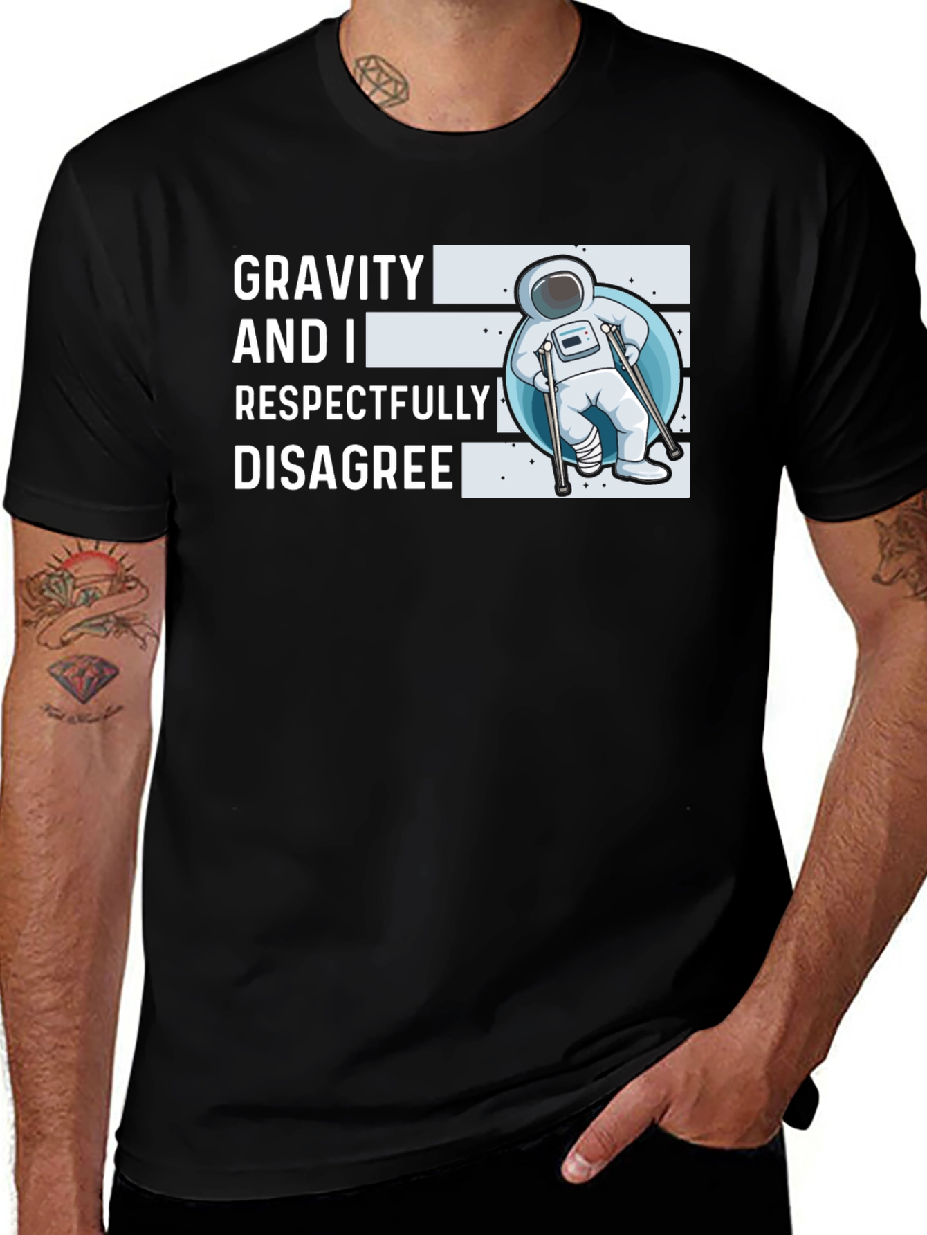 Variant 9 of Gravity Disagree Graphic Tee