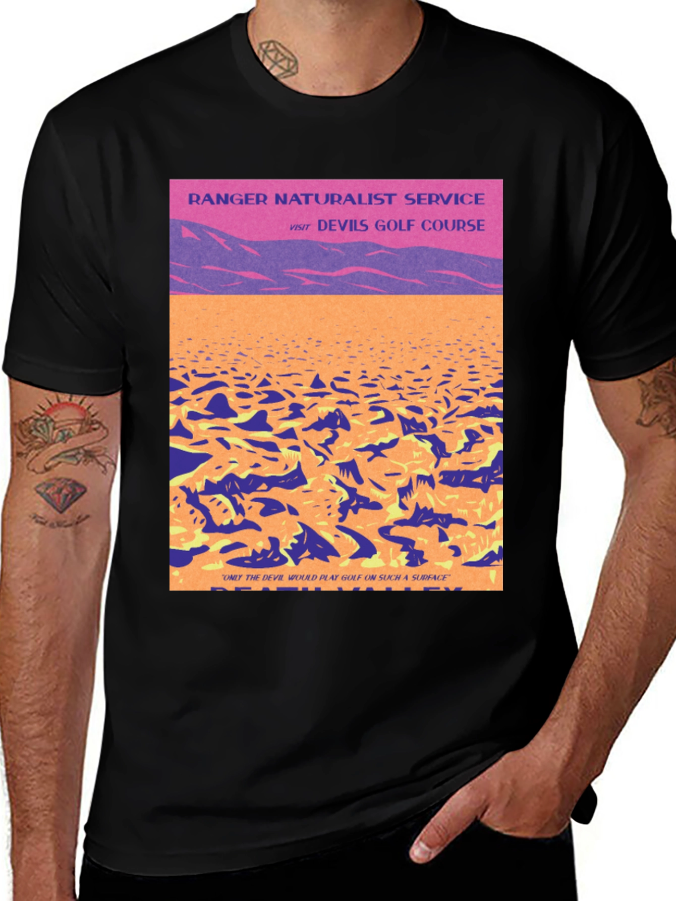 Variant 3 of Devil's Golf Course Graphic Tee