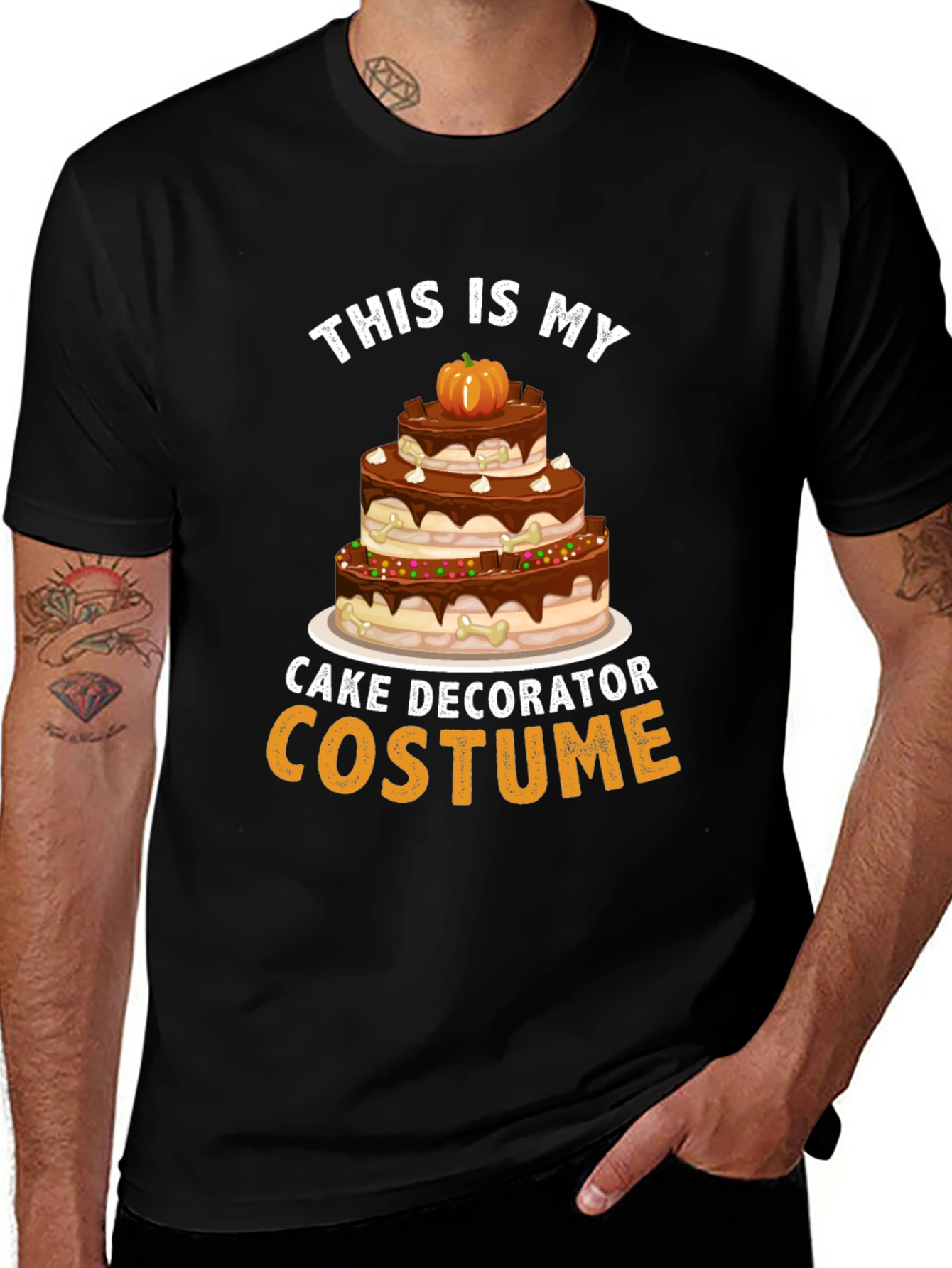 Variant 21 of Cake Decorator Costume Halloween T-Shirt