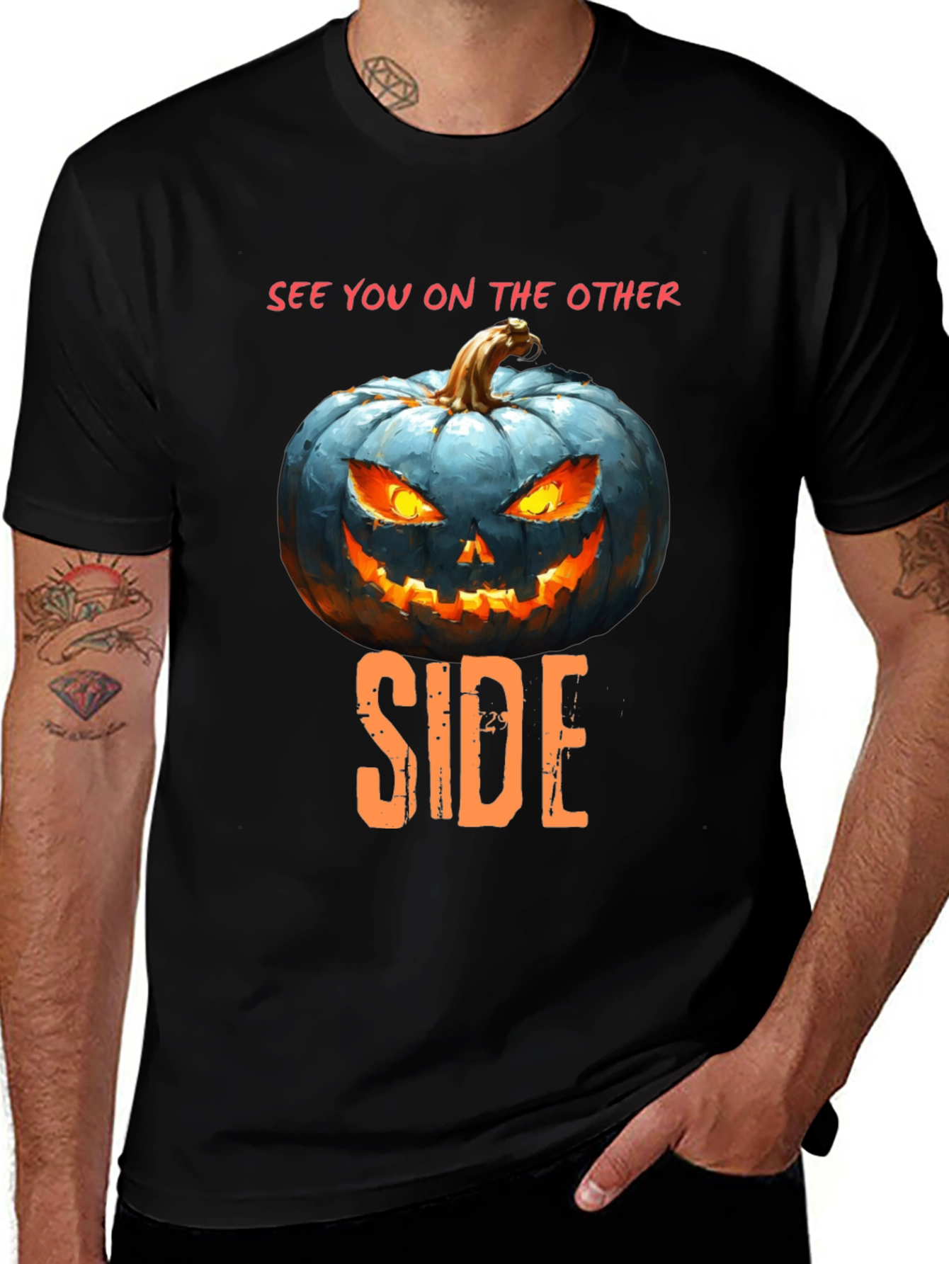Halloween Pumpkin "See You On The Other Side" T-Shirt