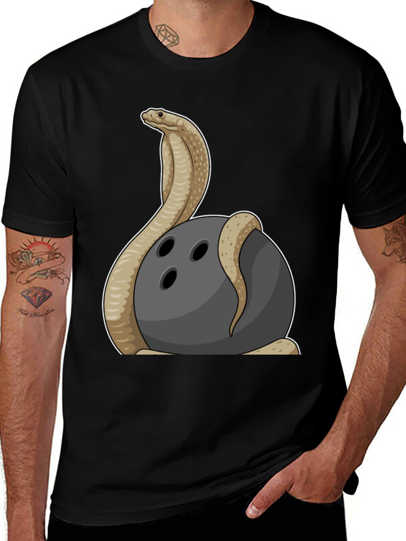 Variant 6 of Cobra Bowling Ball Graphic Tee
