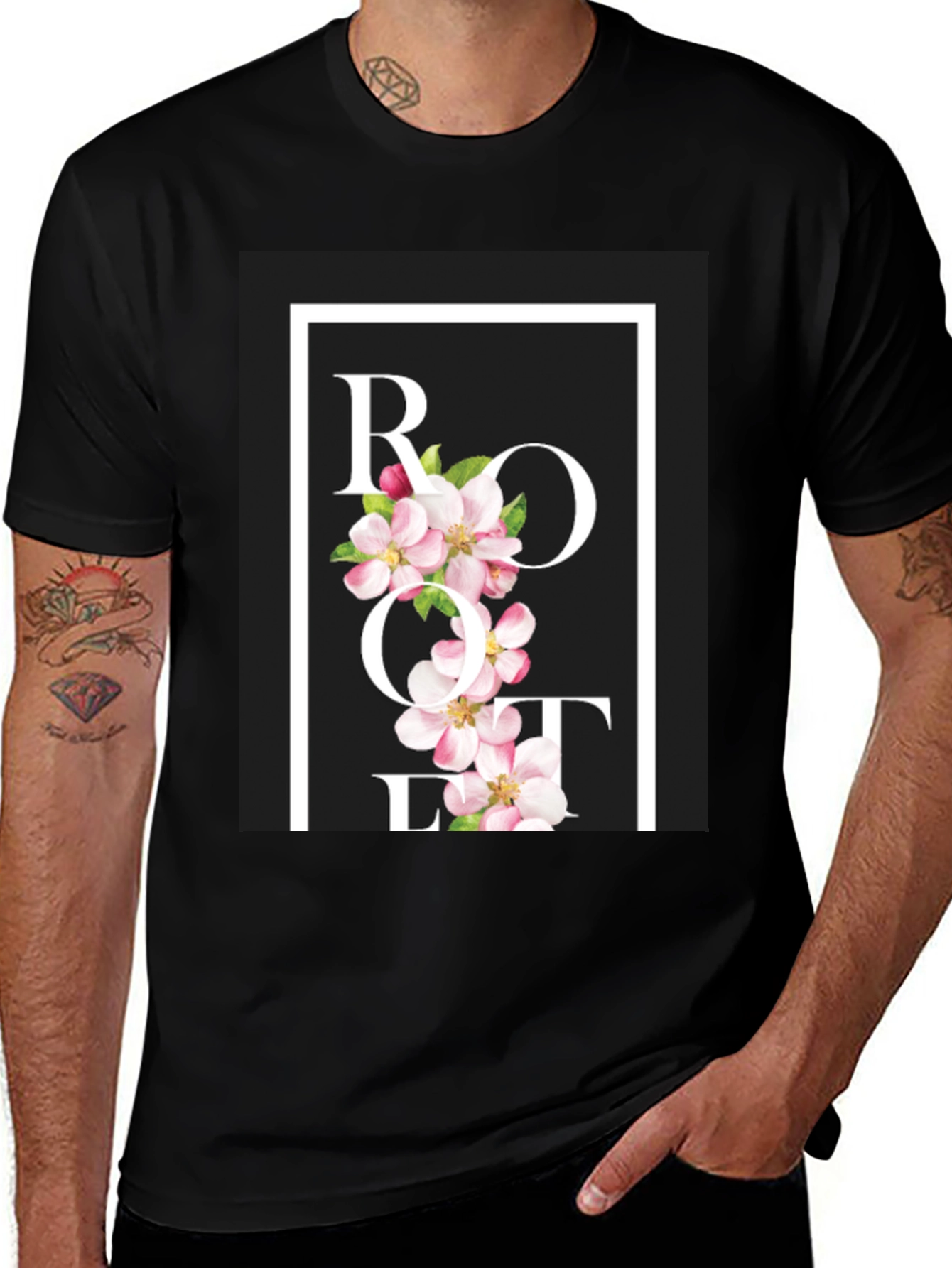 Variant 23 of Floral ROOT Graphic Tee