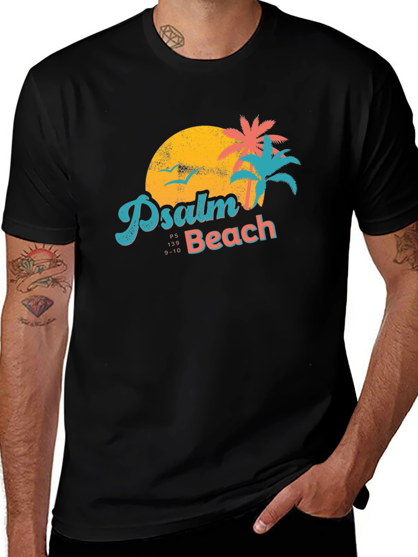 Variant 8 of Psalm Beach Graphic T-Shirt
