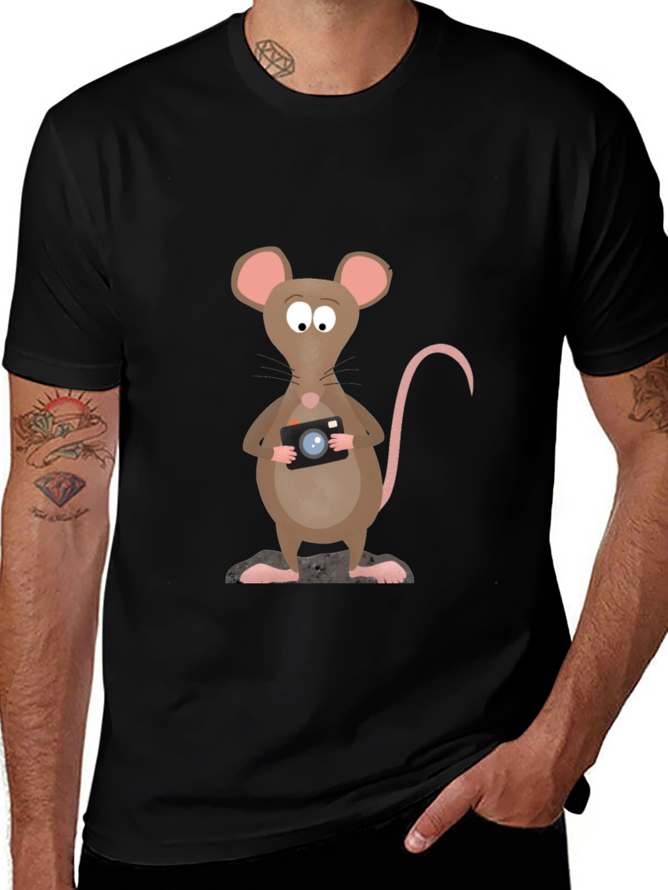 Variant 27 of Mouse Photographer Graphic Tee