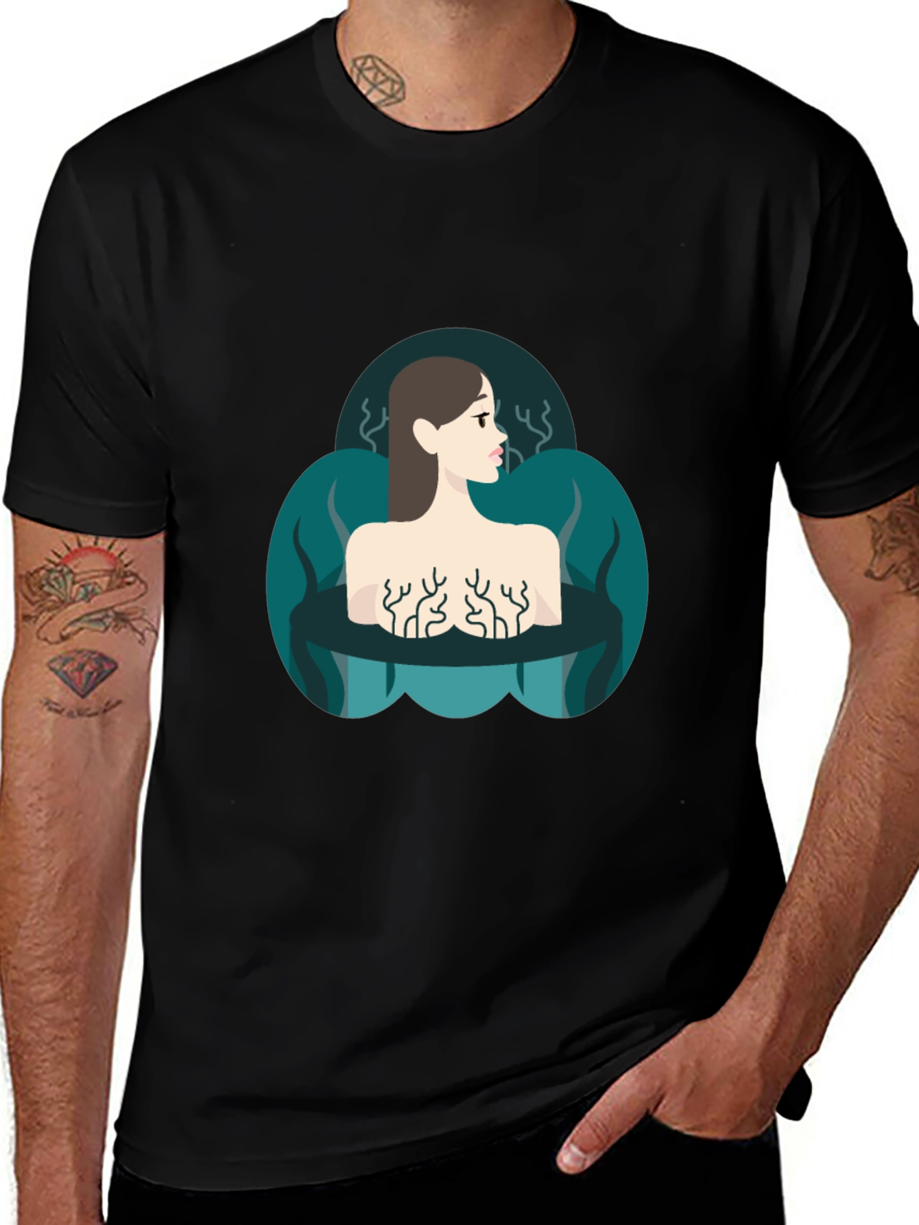 Variant 14 of Unique Graphic T-Shirt - Spa Day Relaxation