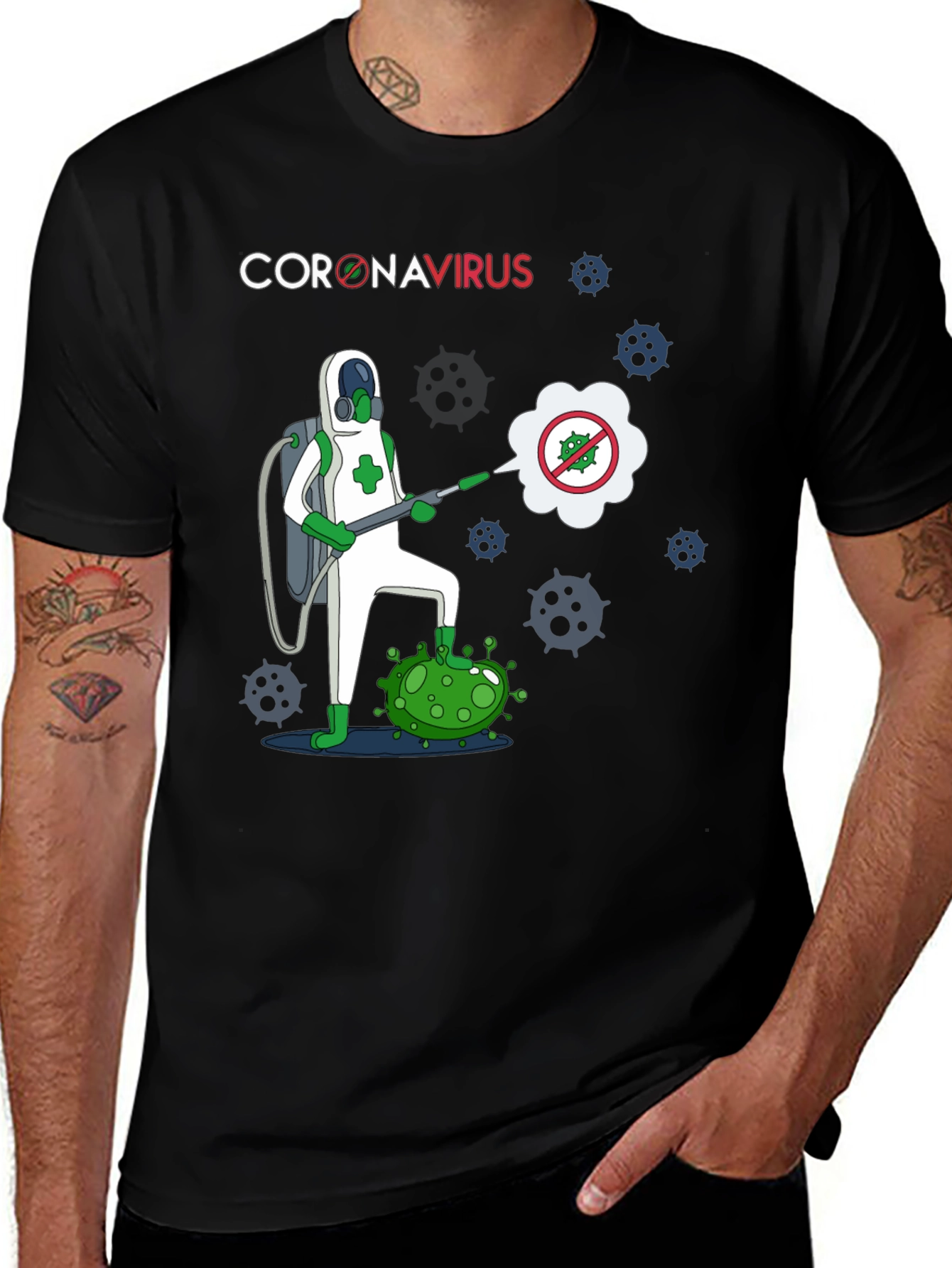 Variant 26 of Coronavirus Killer T-Shirt - Unisex Graphic Tee