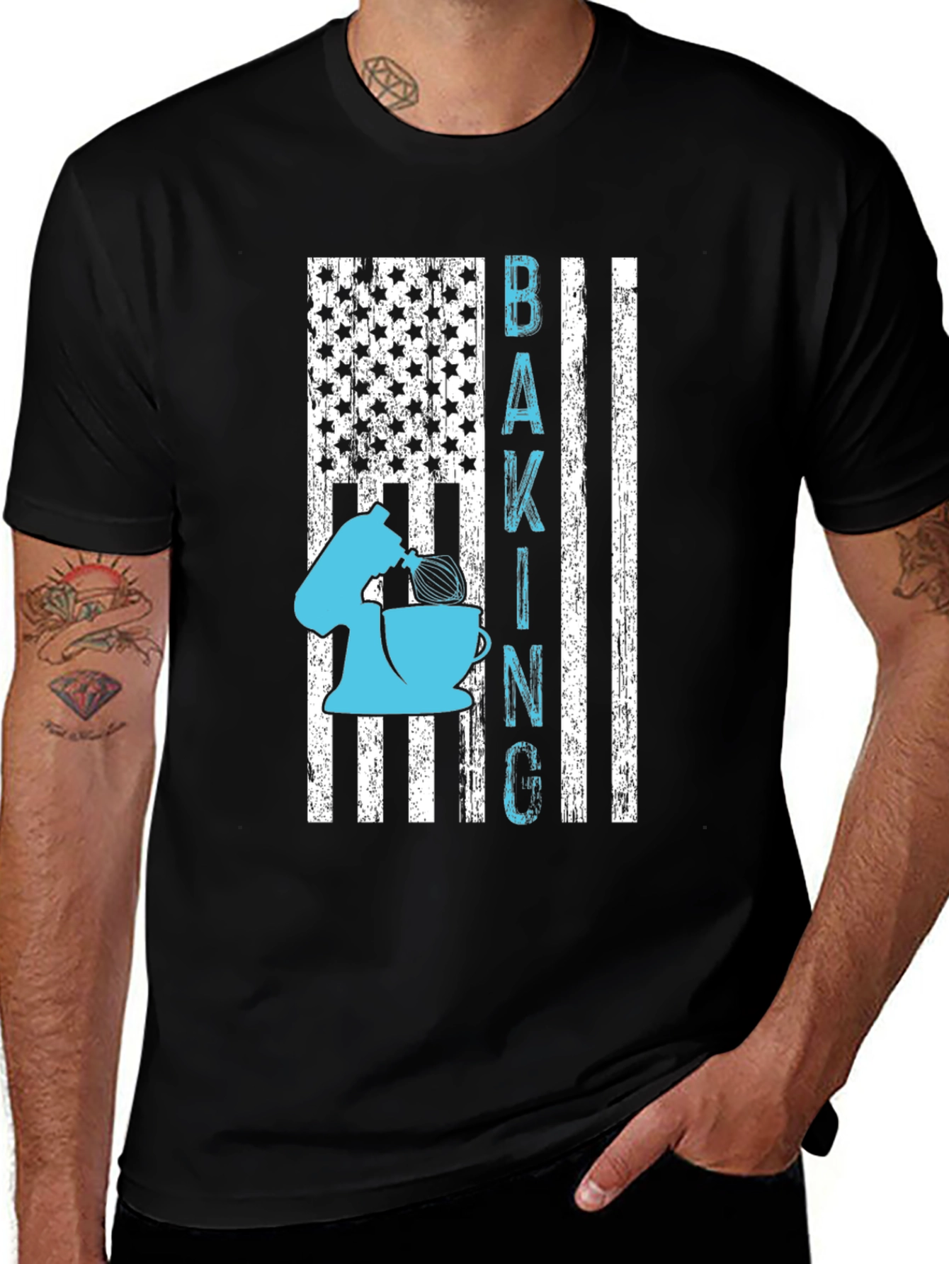 Variant 3 of Baking American Flag T-Shirt