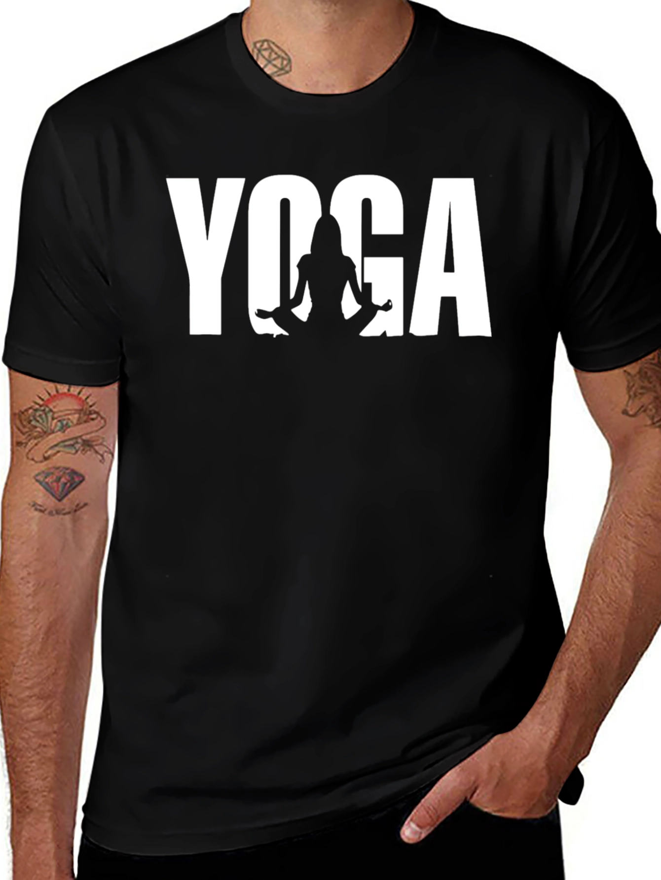 Yoga Pose Graphic T-Shirt