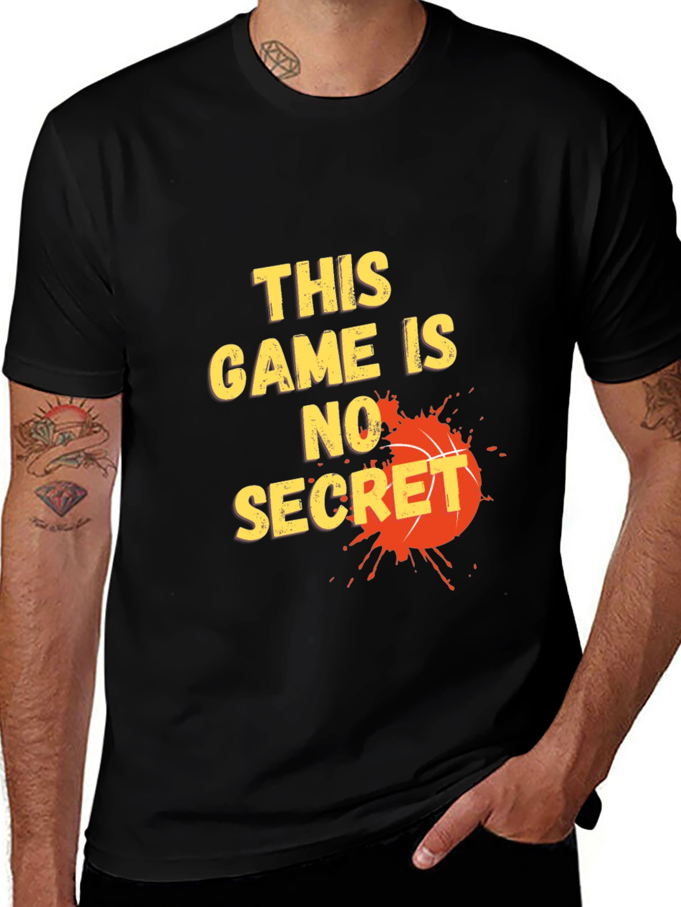 Variant 10 of Basketball Graphic Tee - This Game is No Secret
