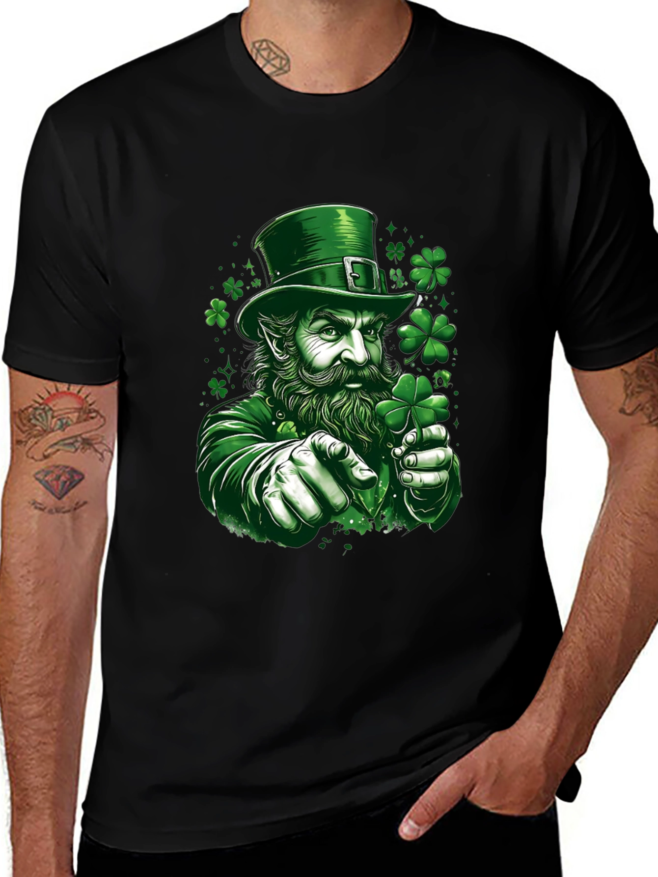 St. Patrick's Day Leprechaun Graphic Tee