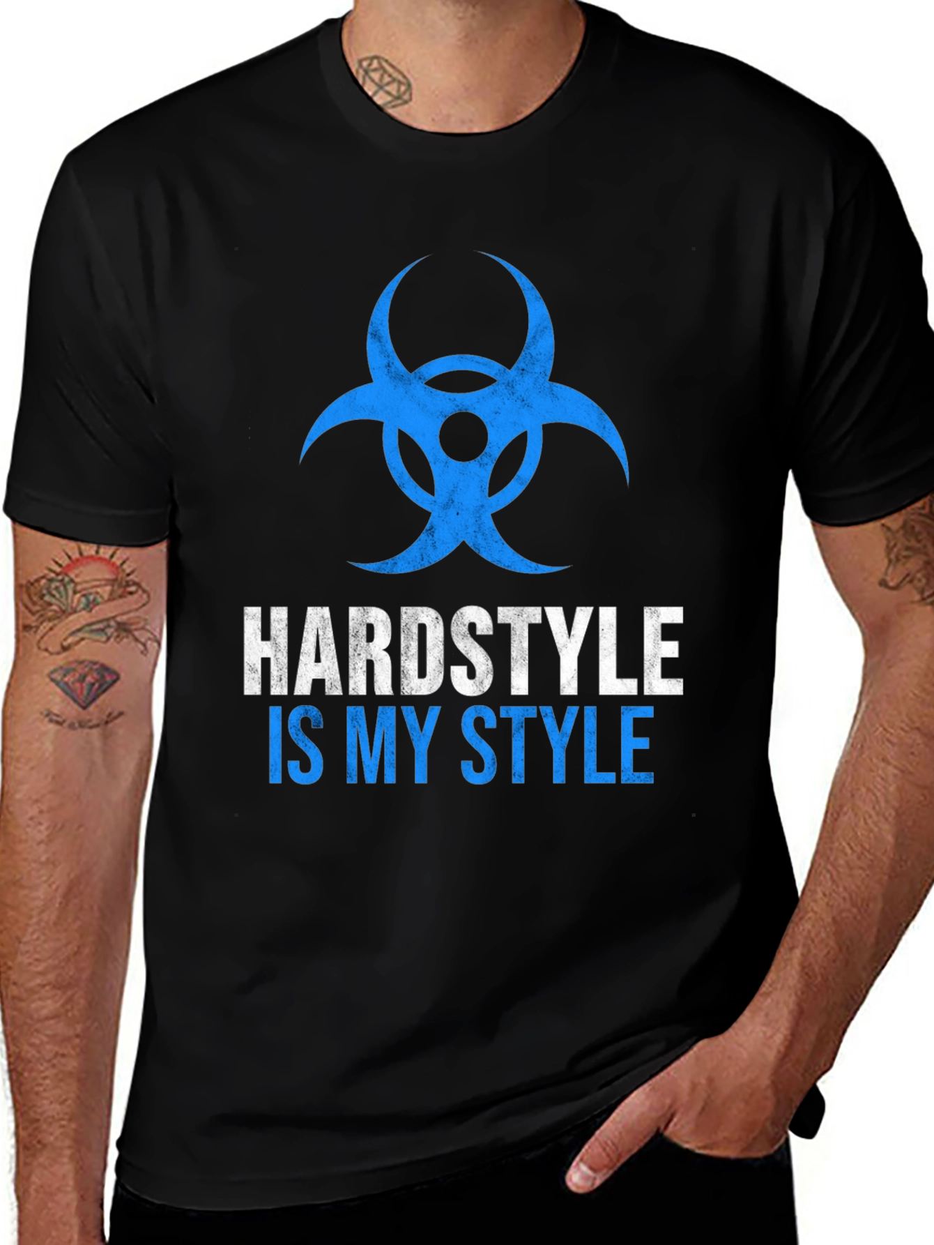 Hardstyle Is My Style Biohazard Graphic T-Shirt