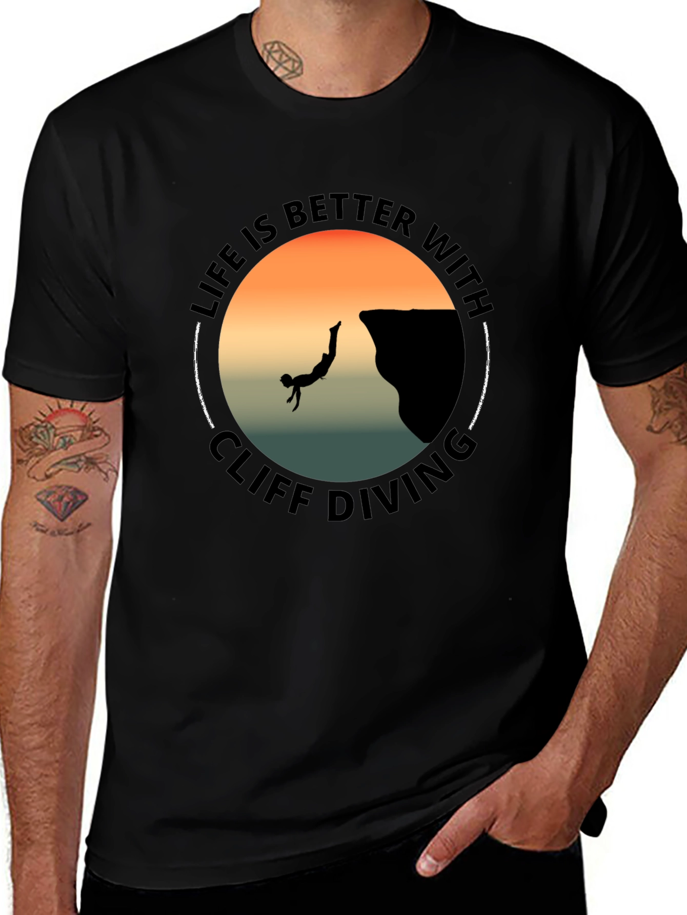 Variant 24 of Cliff Diving Life T-Shirt