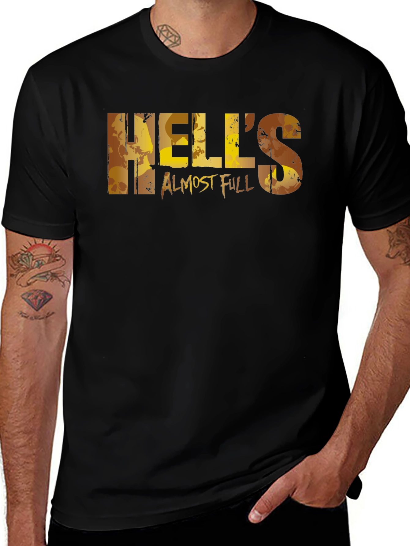 Variant 28 of Hell's Almost Full Graphic T-Shirt
