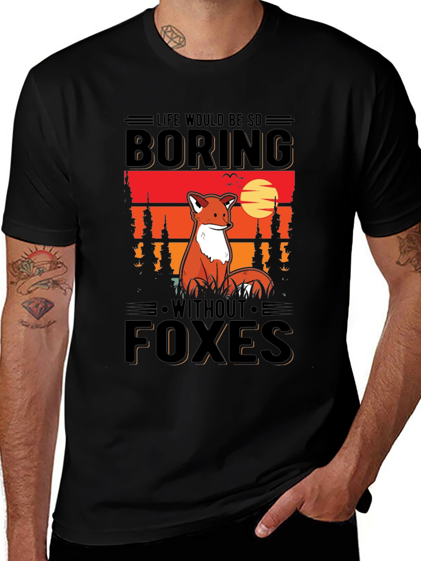 Variant 28 of Life Would Be So Boring Without Foxes T-Shirt