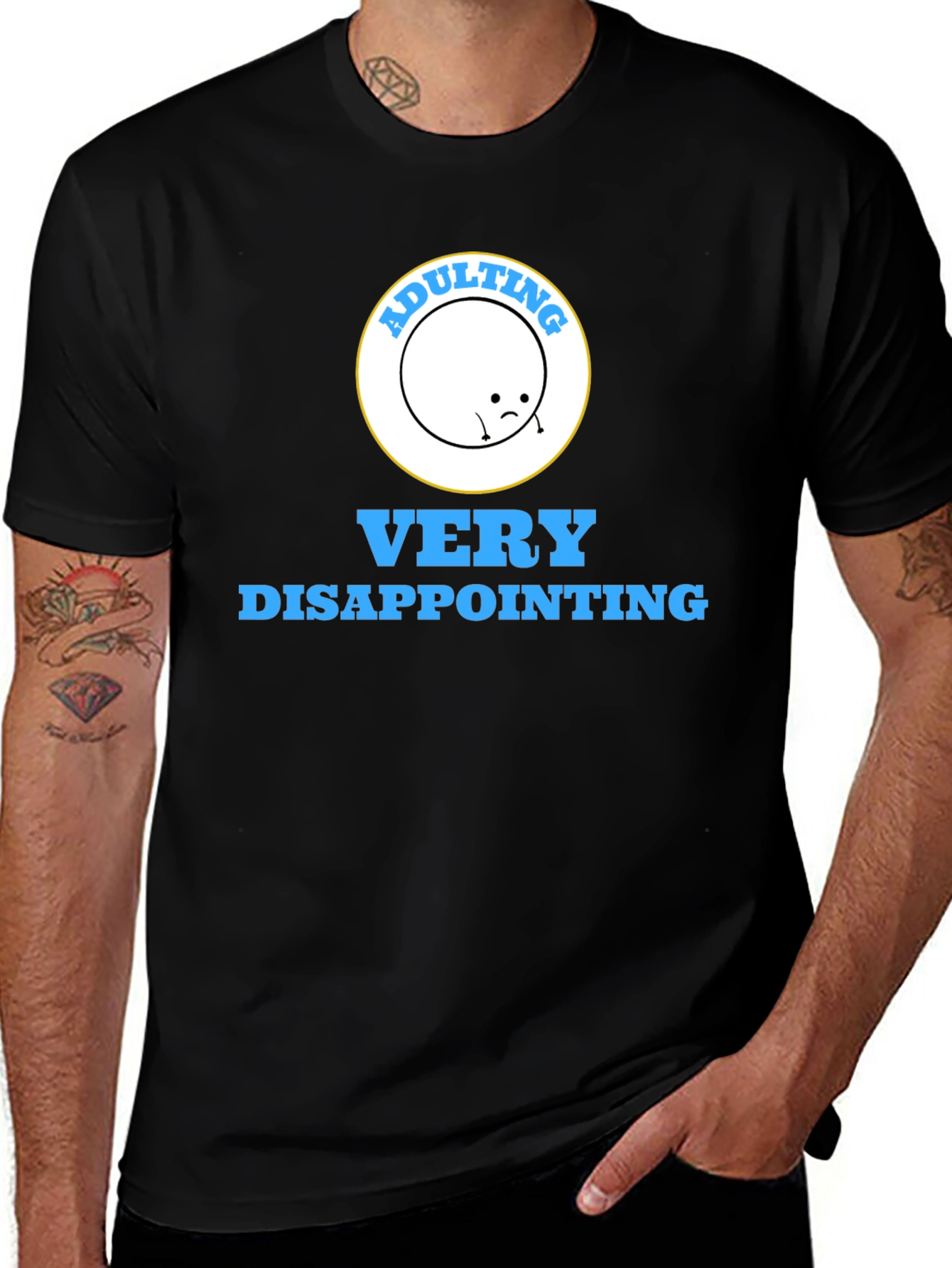 Variant 2 of Adulting Disappointing Graphic Tee