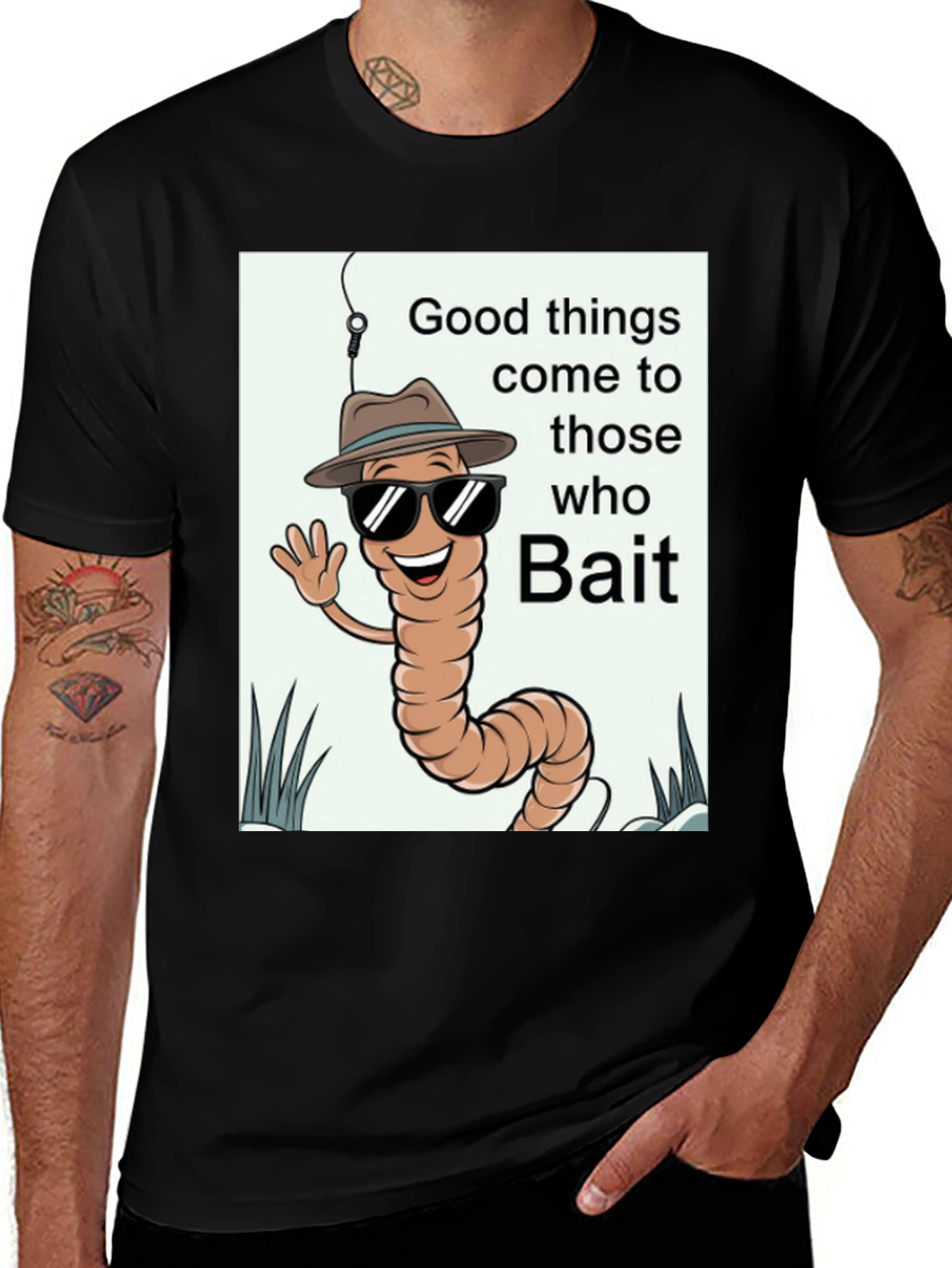Variant 4 of Good Things Come to Those Who Bait T-Shirt