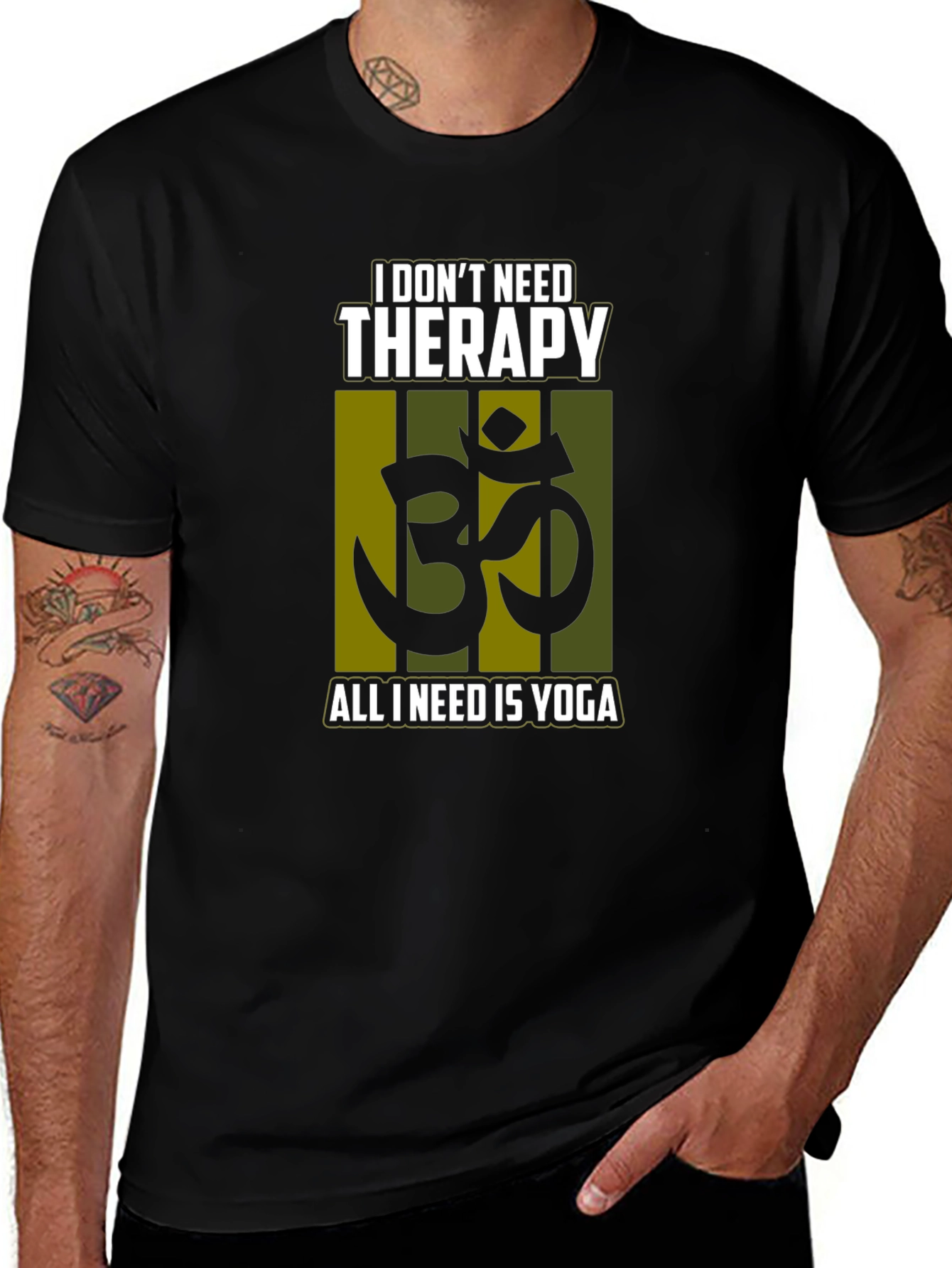Variant 19 of Yoga Therapy T-Shirt - Om Symbol