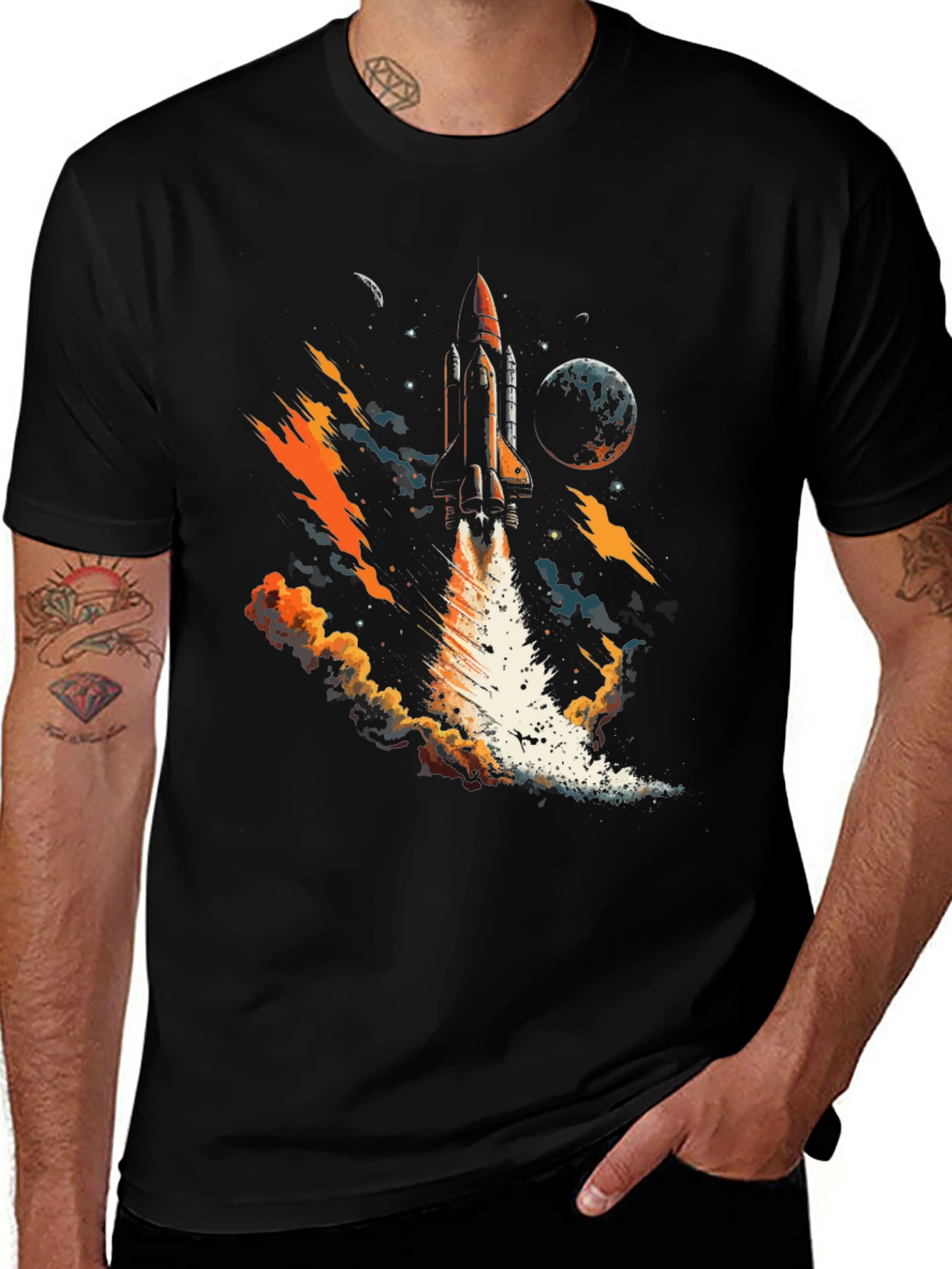 Rocket Launch T-Shirt - Blast Off in Style!