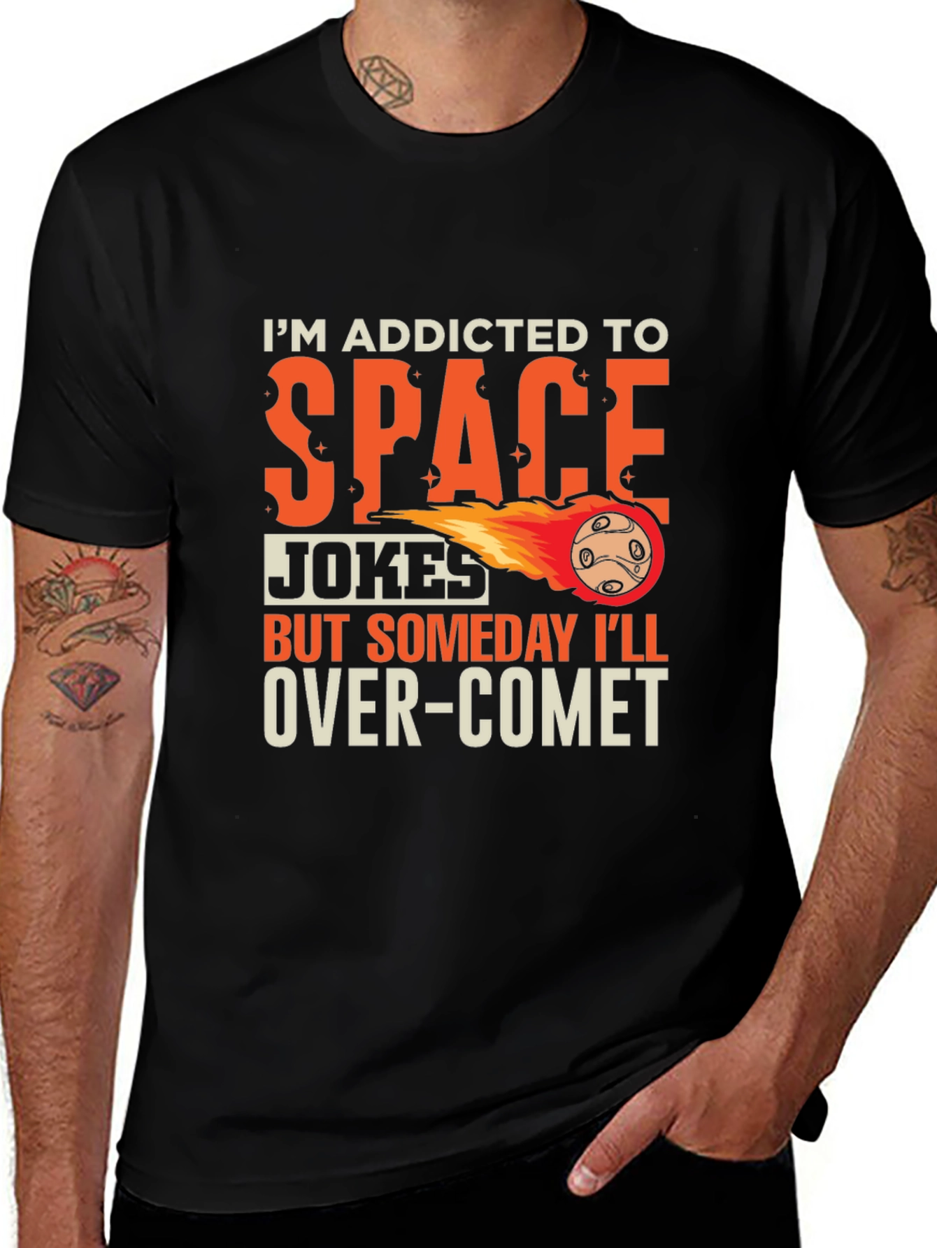 Variant 6 of Addicted To Space Jokes T-Shirt