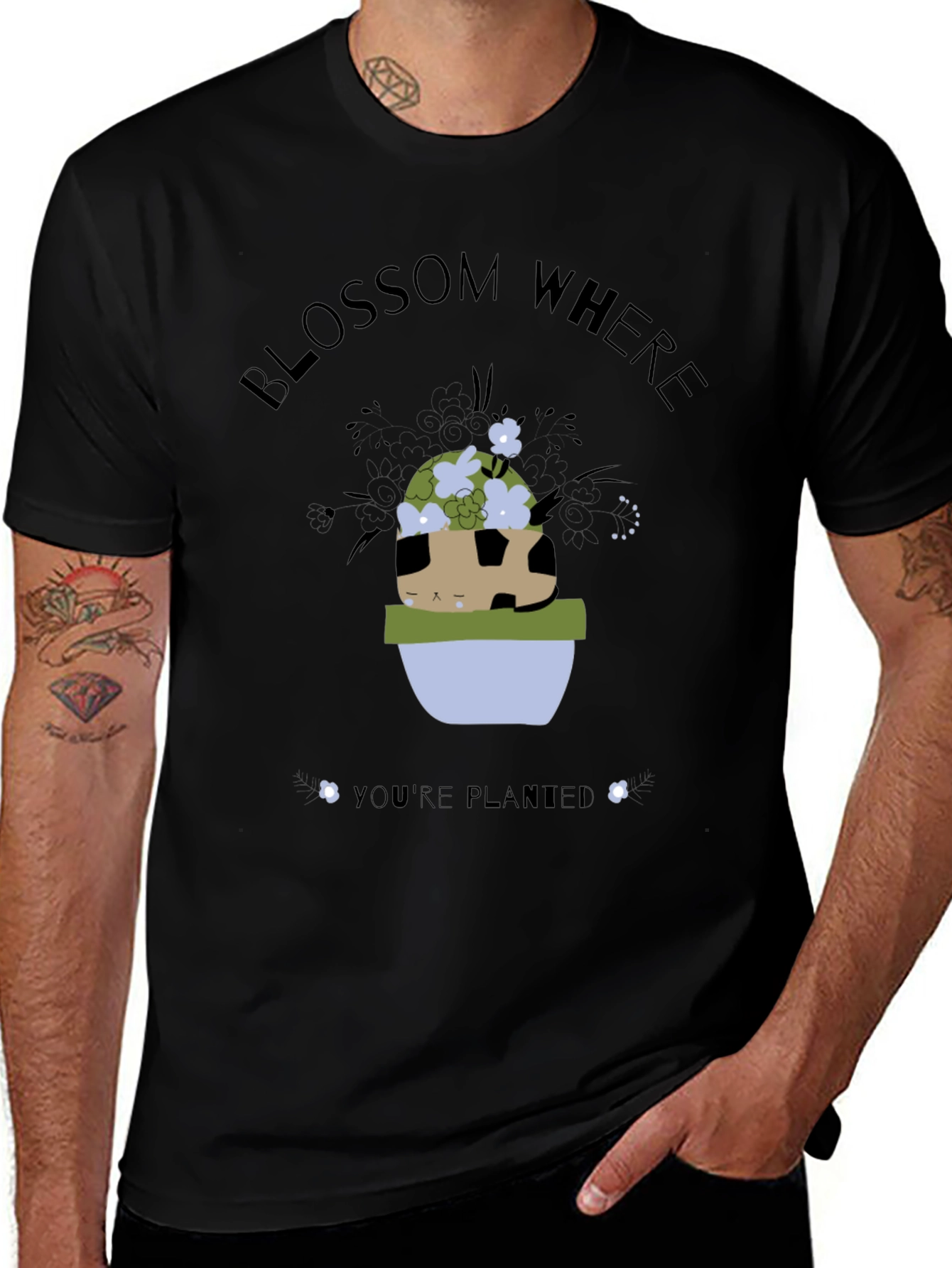Variant 18 of Blossom Where You're Planted Graphic Tee