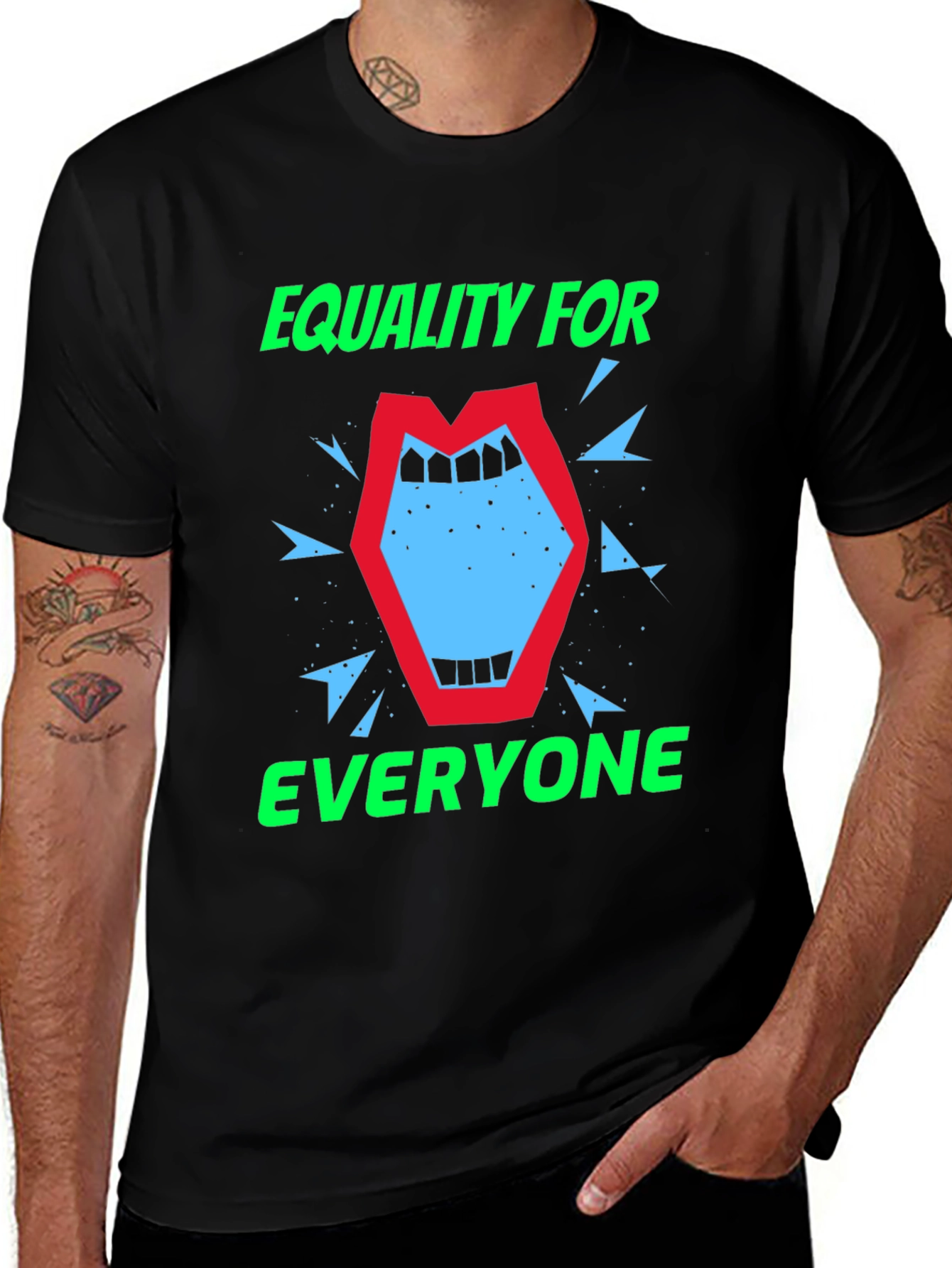 Variant 8 of Equality For Everyone Graphic Tee
