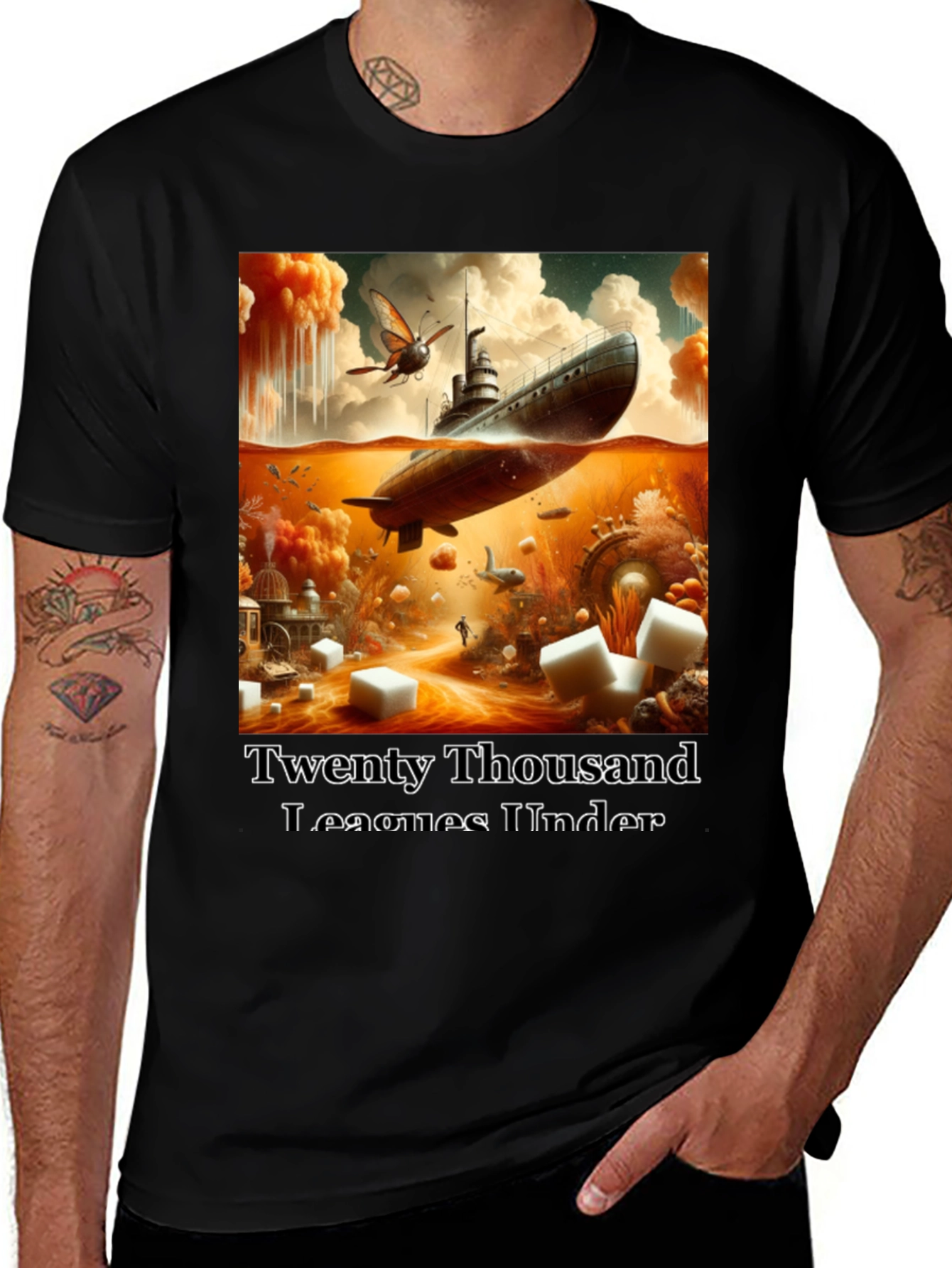 Variant 29 of Twenty Thousand Leagues Under T-Shirt