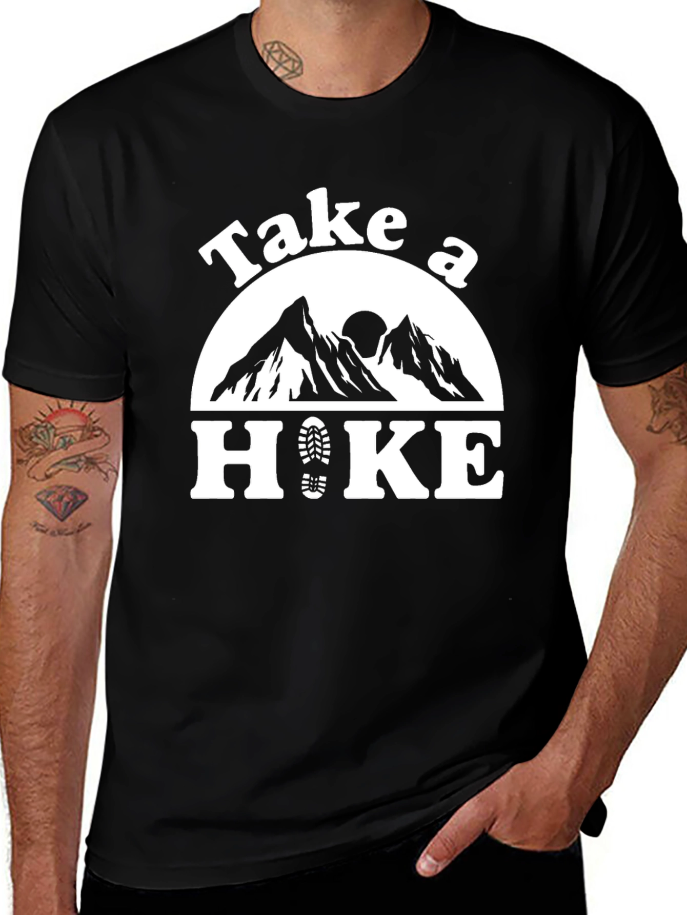 Variant 19 of Take a Hike Graphic Tee - Adventure Awaits!