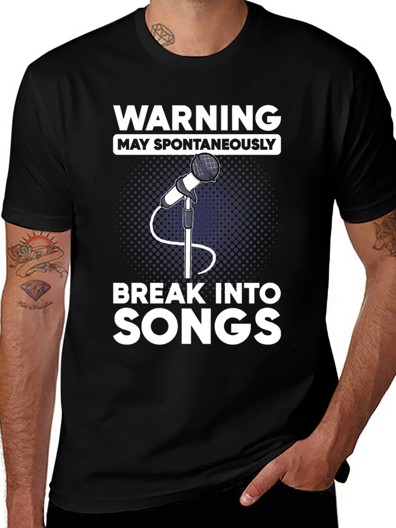 Variant 12 of Warning May Spontaneously Break Into Songs T-Shirt