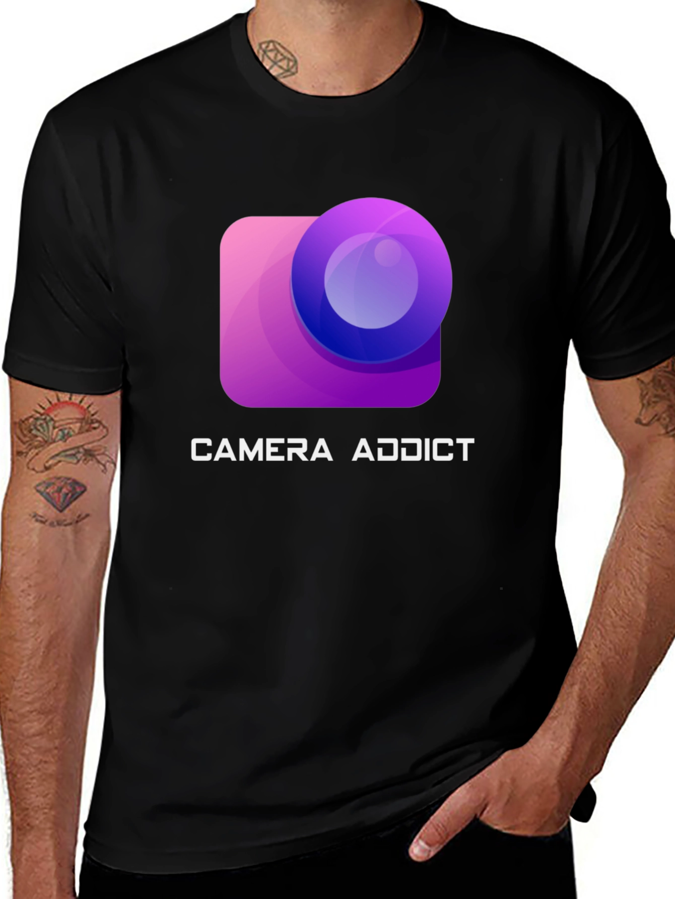 Variant 20 of Camera Addict Graphic T-Shirt