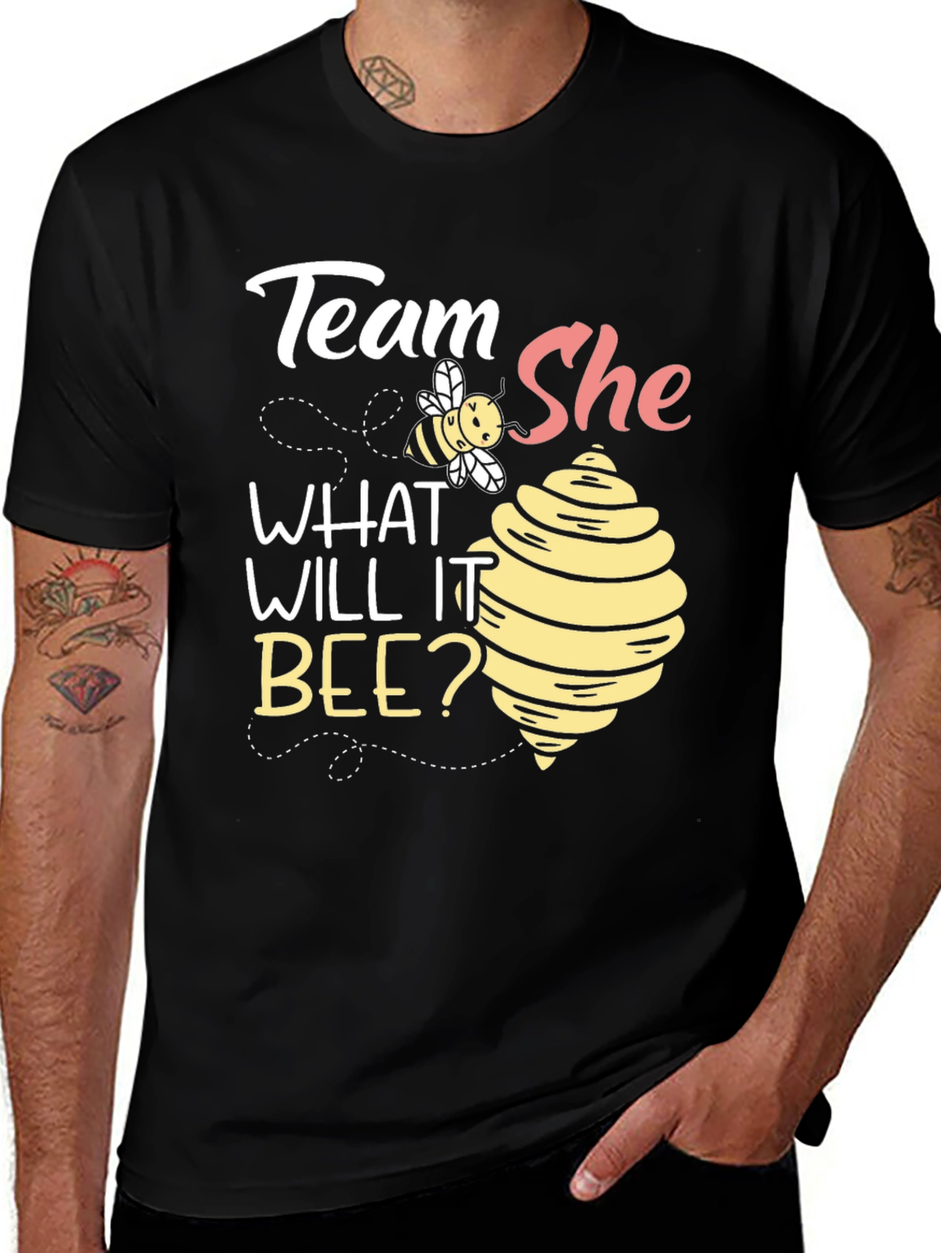 Variant 28 of Team She What Will It Bee T-Shirt