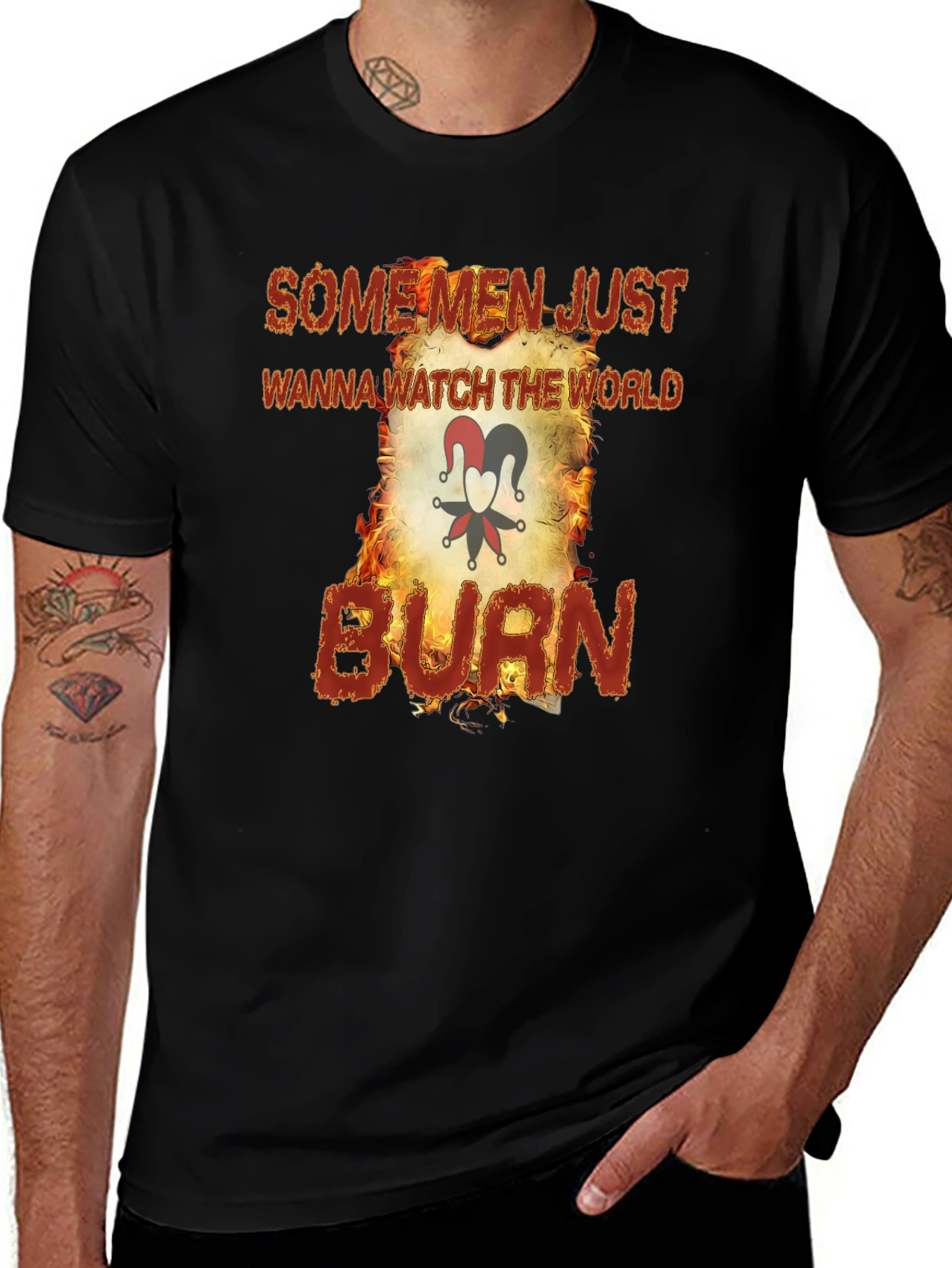 Variant 4 of Some Men Just Wanna Watch the World Burn Graphic Tee