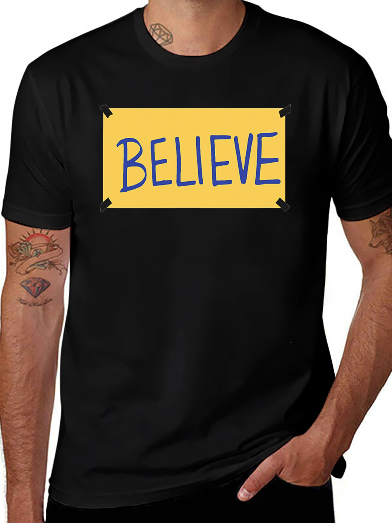 Variant 30 of Believe Sign Graphic T-Shirt