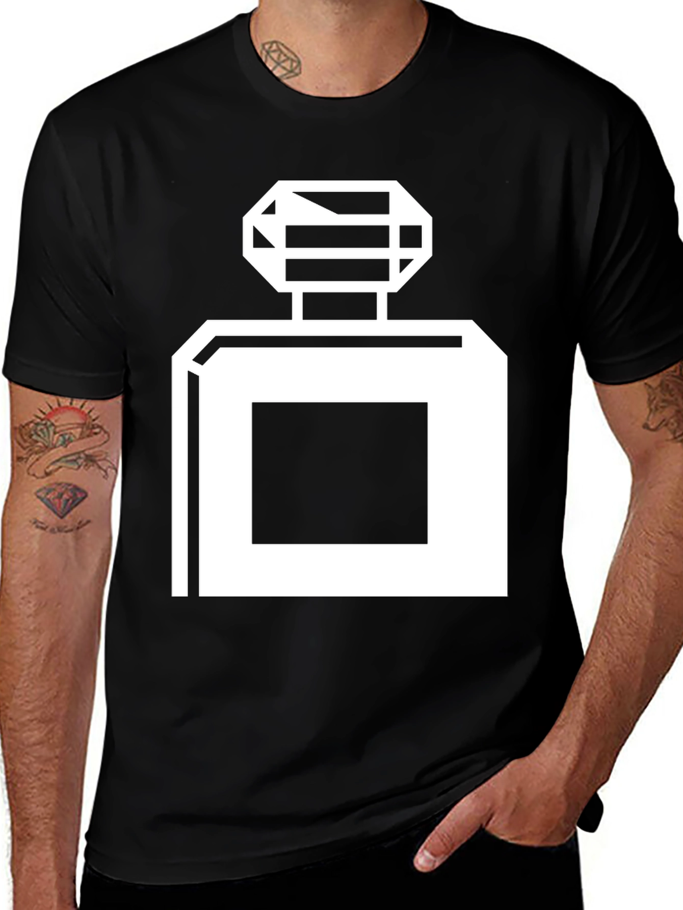 Variant 29 of Perfume Bottle Graphic T-Shirt - Stylish & Unique
