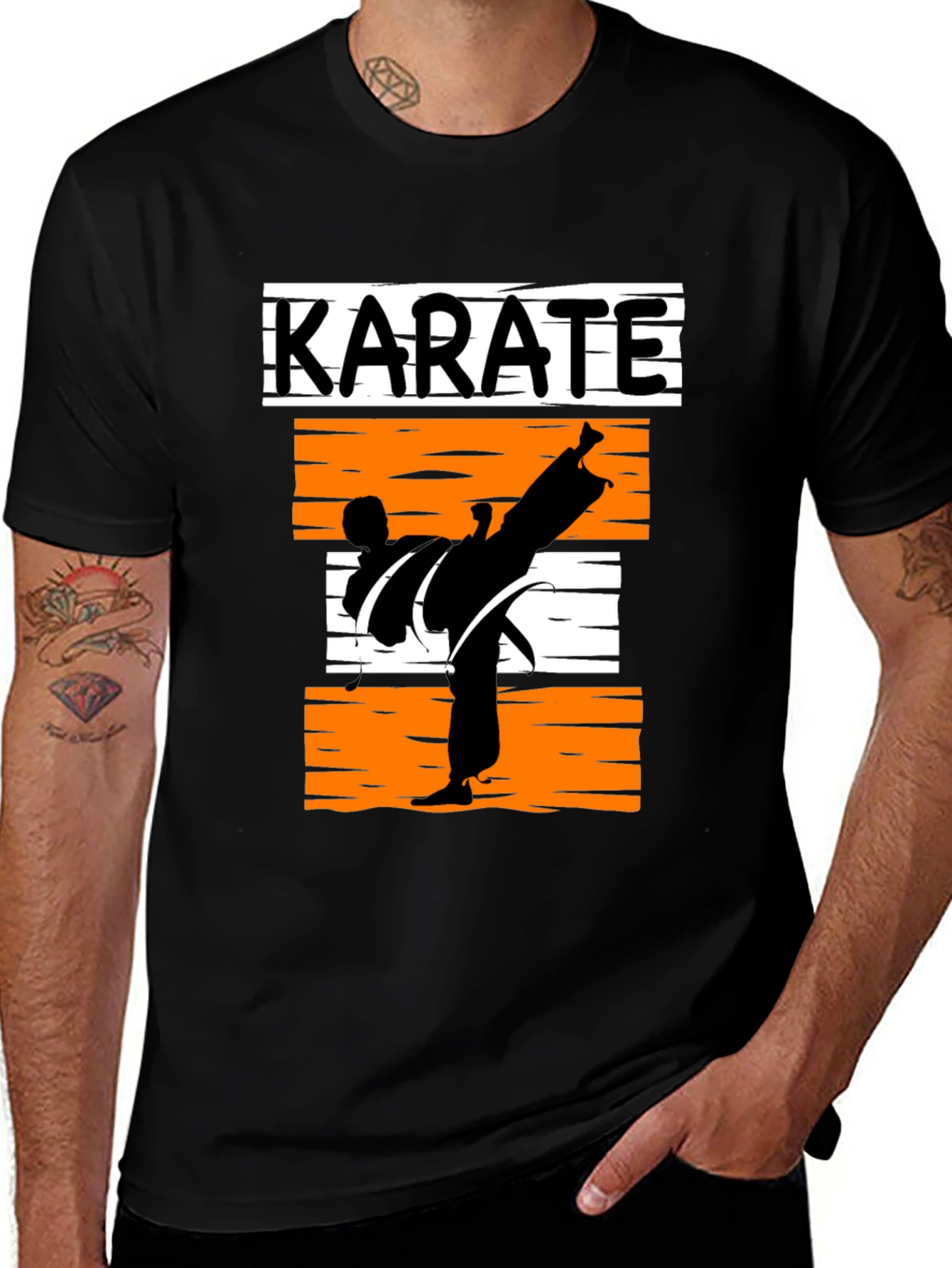 Karate Kick T-Shirt - Martial Arts Design