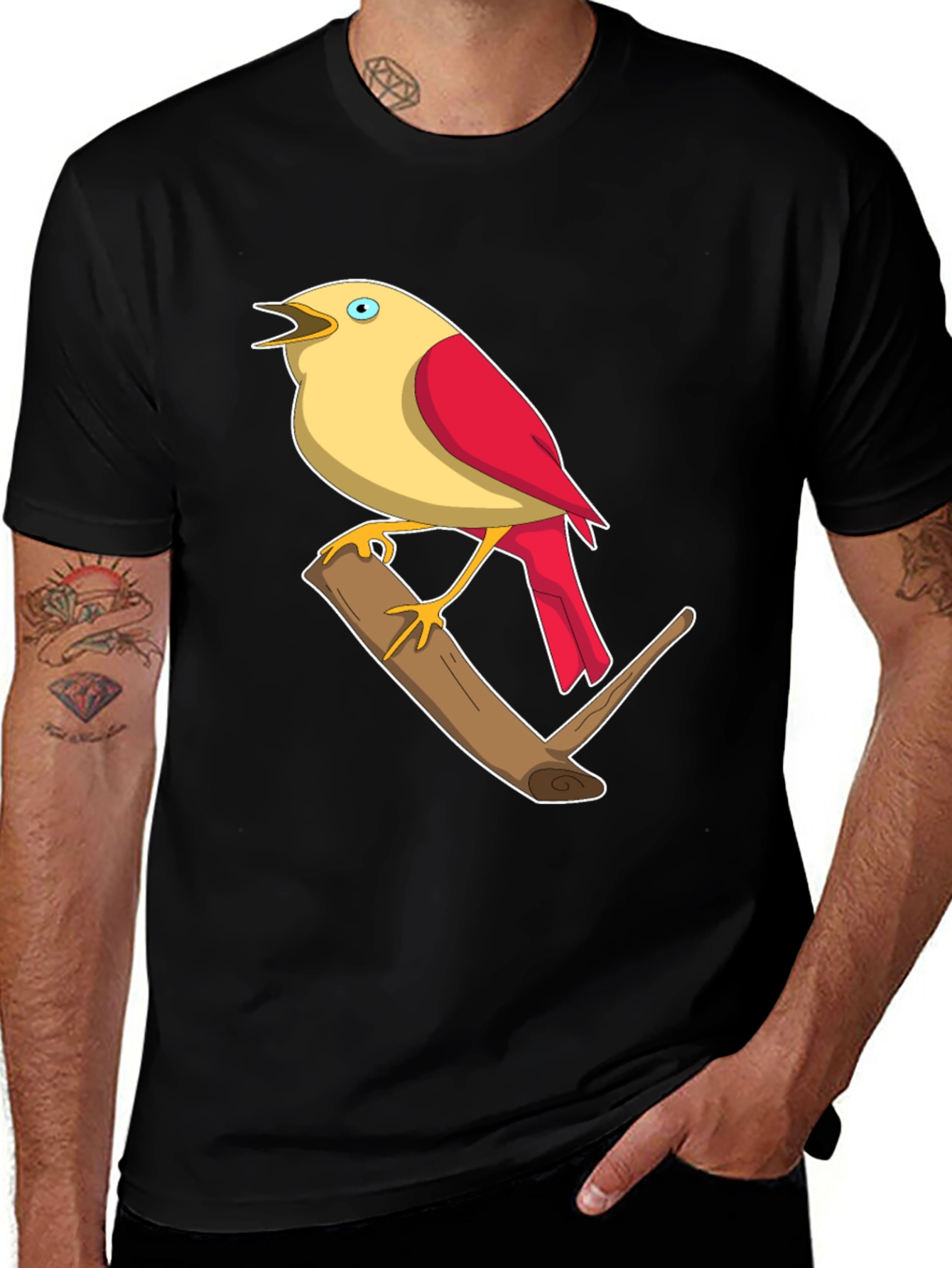 Variant 3 of Bird on Branch Graphic T-Shirt