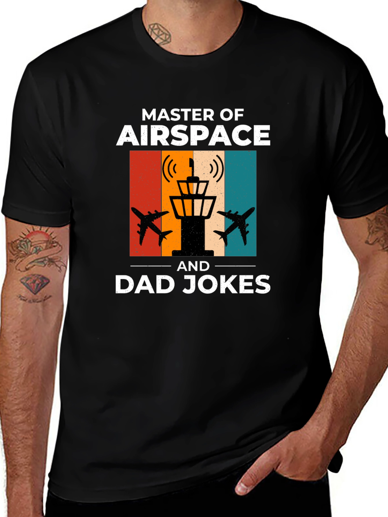 Variant 28 of Master of Airspace Dad Jokes Funny T-Shirt