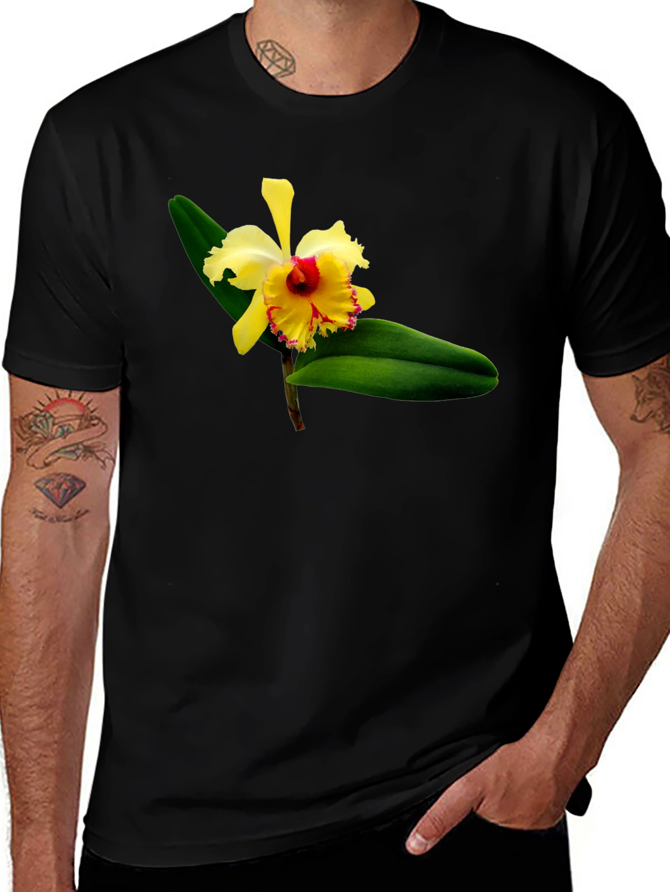 Variant 17 of Floral Graphic T-Shirt - Nature Inspired Design