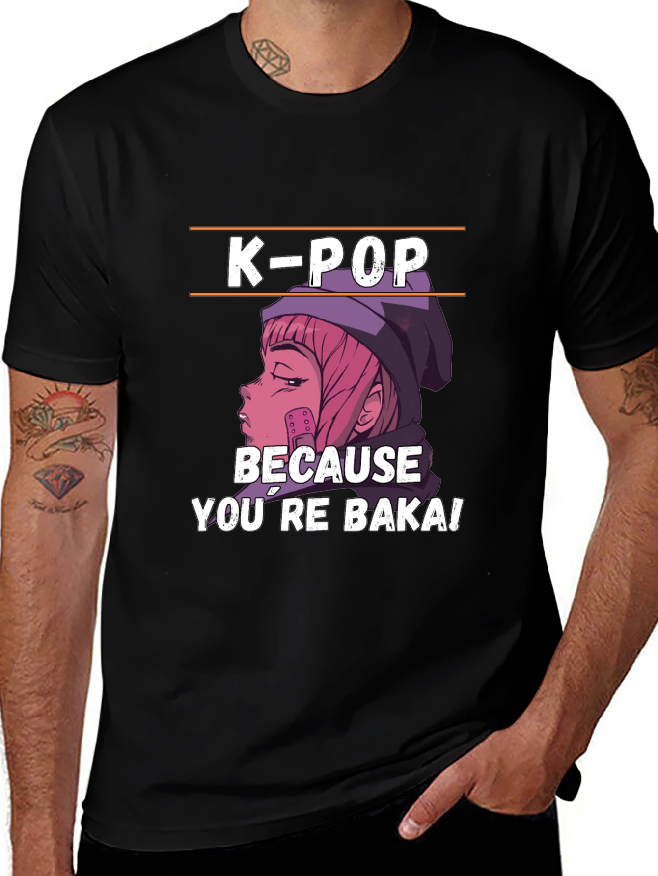 K-Pop Because You're Baka Anime Shirt