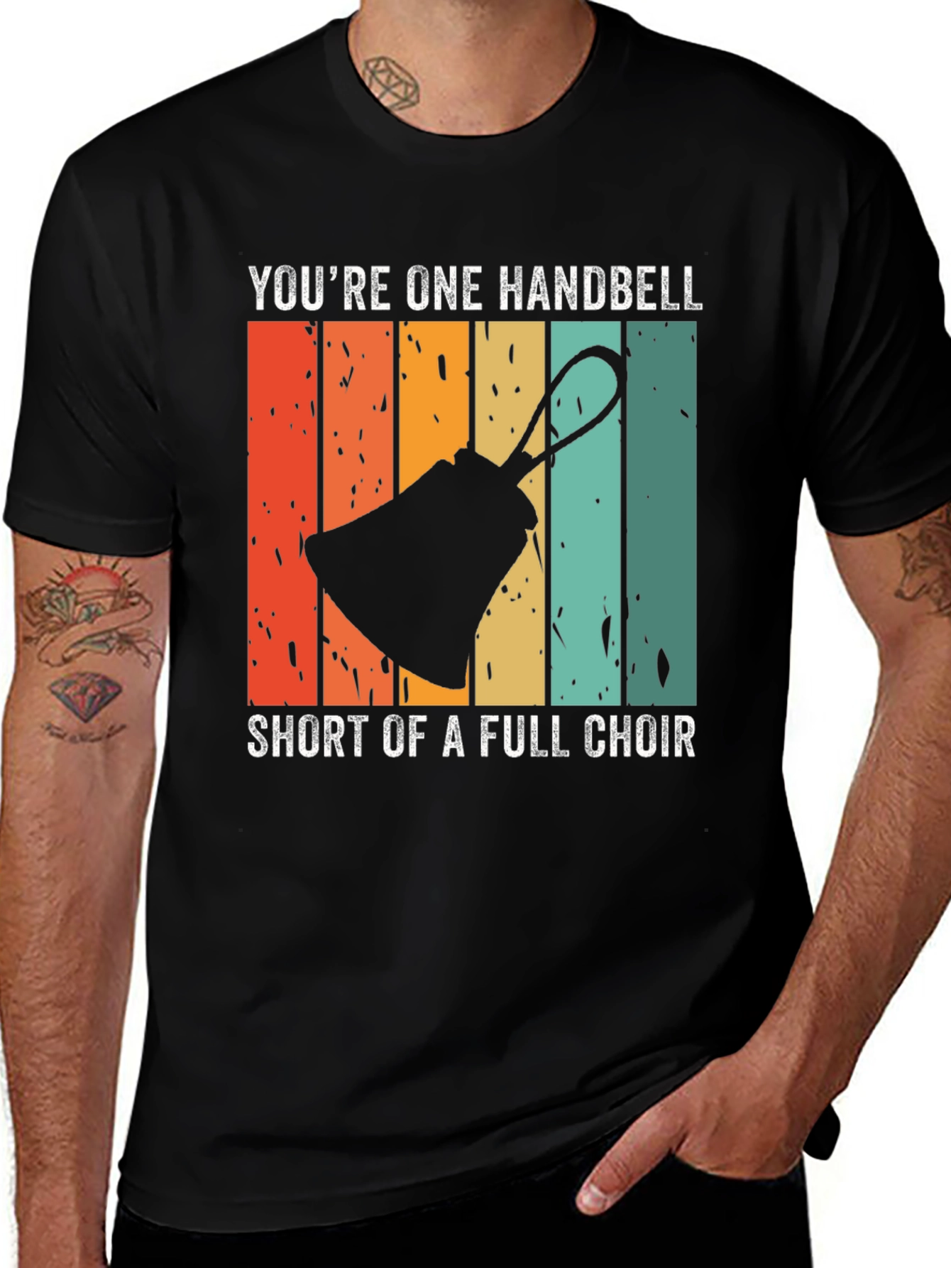 Variant 25 of Handbell Choir T-Shirt - Humorous Music Tee