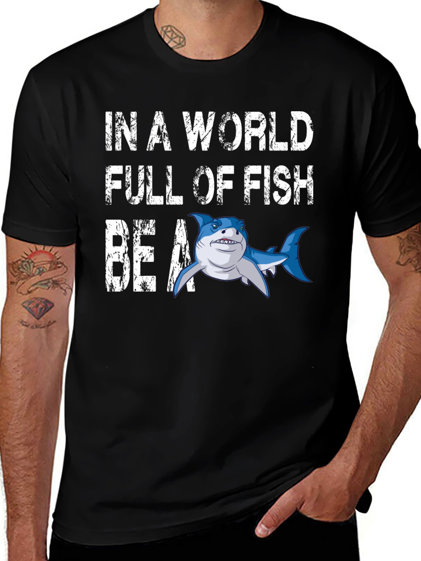 Variant 13 of Be a Shark Graphic T-Shirt