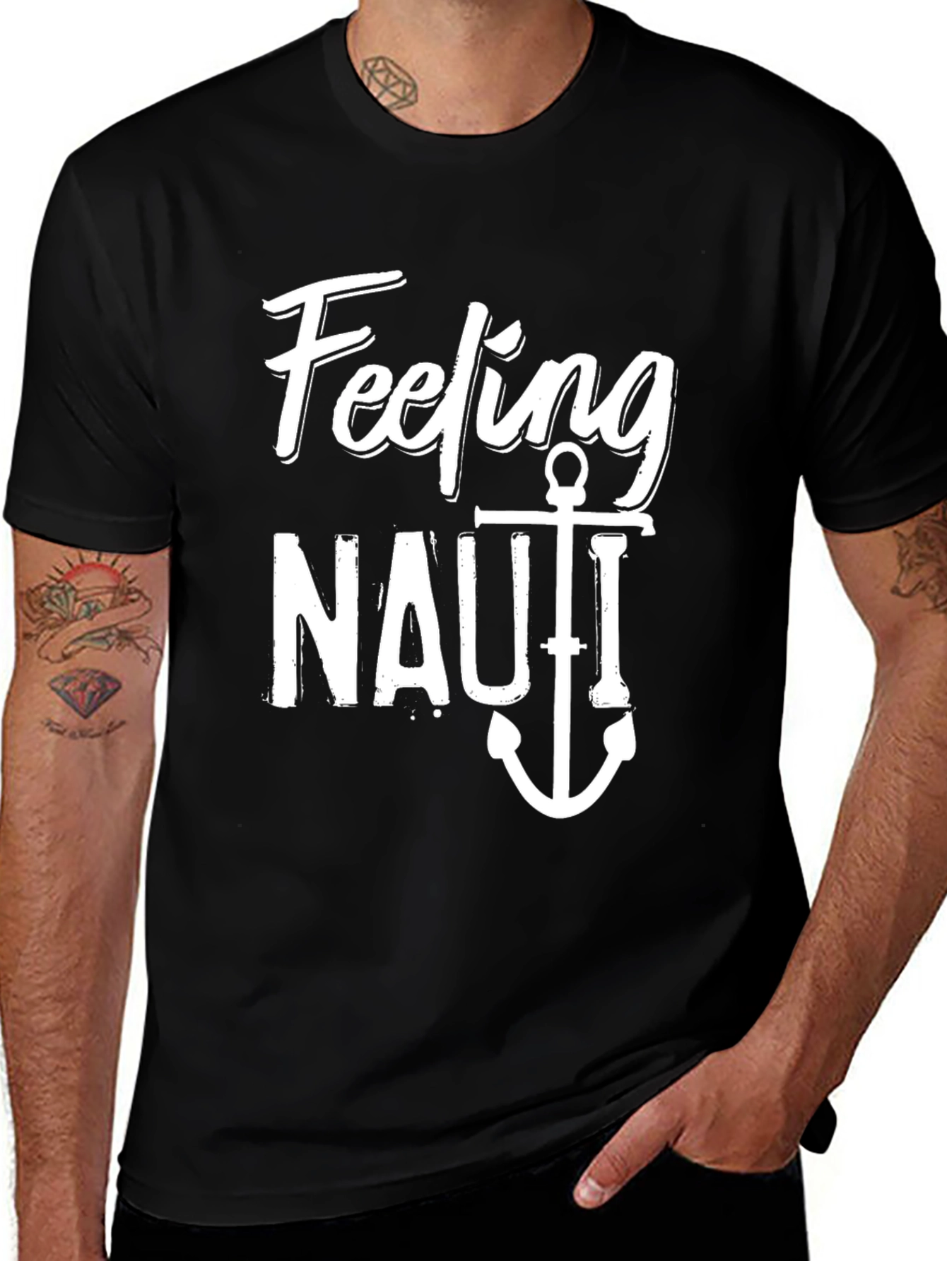 Variant 28 of Feeling Nauti Black Graphic T-Shirt