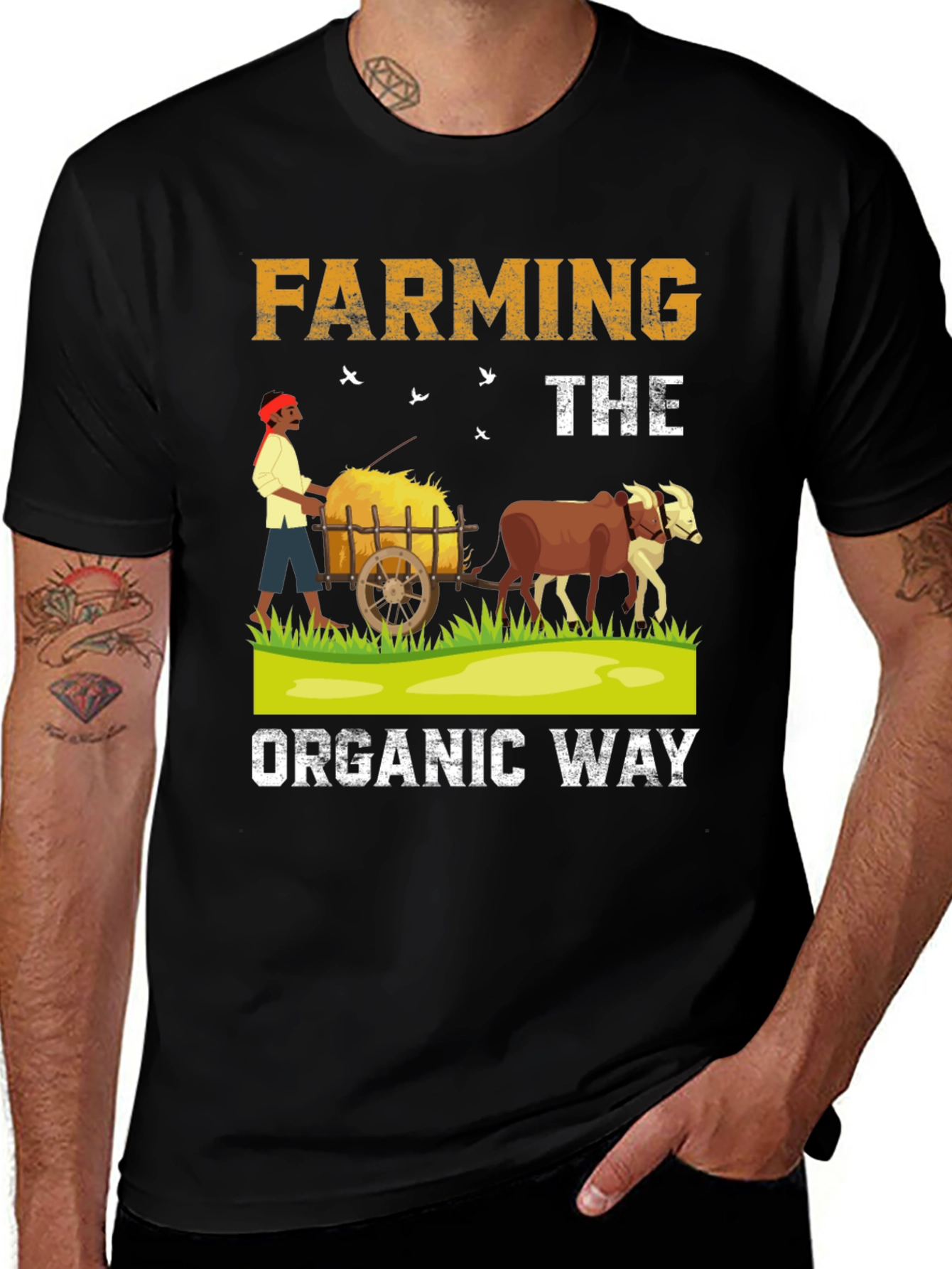 Variant 4 of Farming The Organic Way Graphic Tee