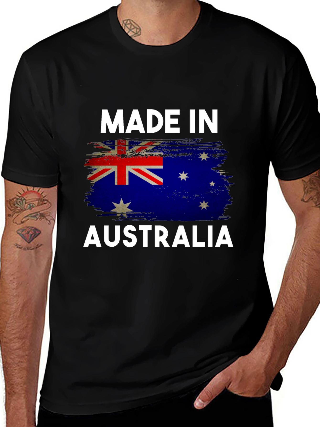 Made in Australia Flag Graphic T-Shirt