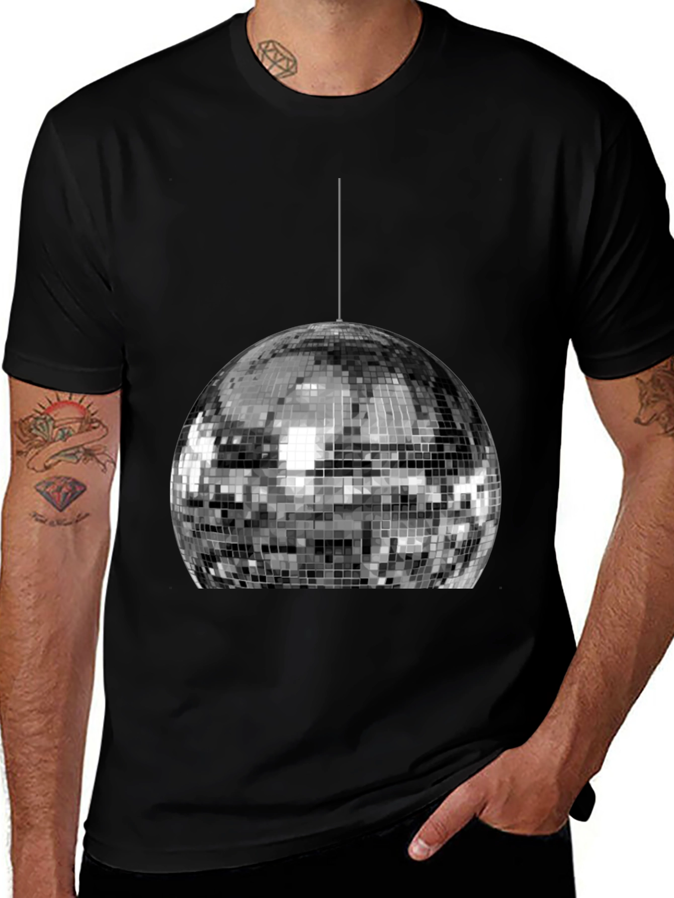 Variant 14 of Disco Ball T-Shirt - Retro Party Style