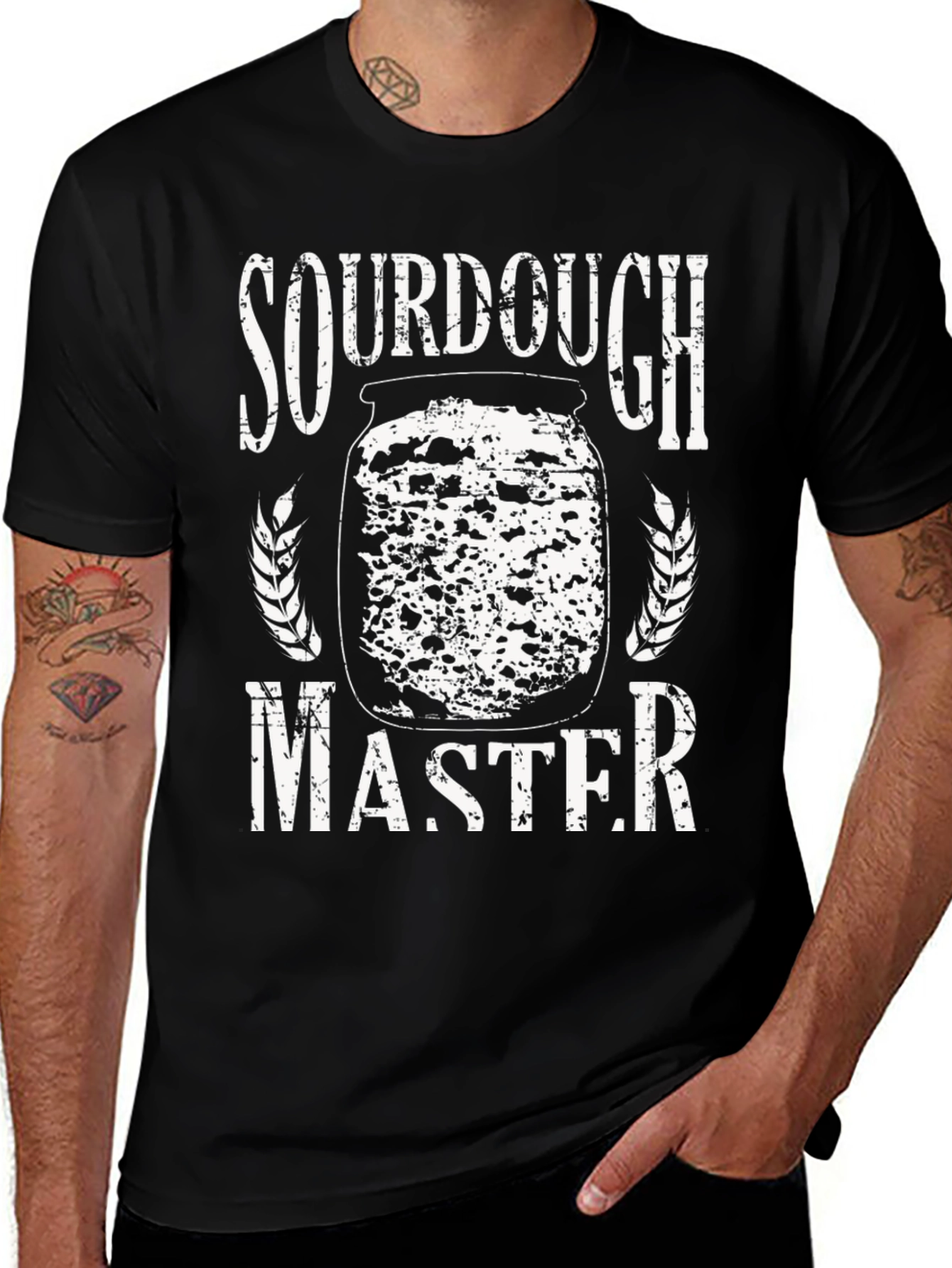 Variant 17 of Sourdough Master Graphic T-Shirt - Baker Tee
