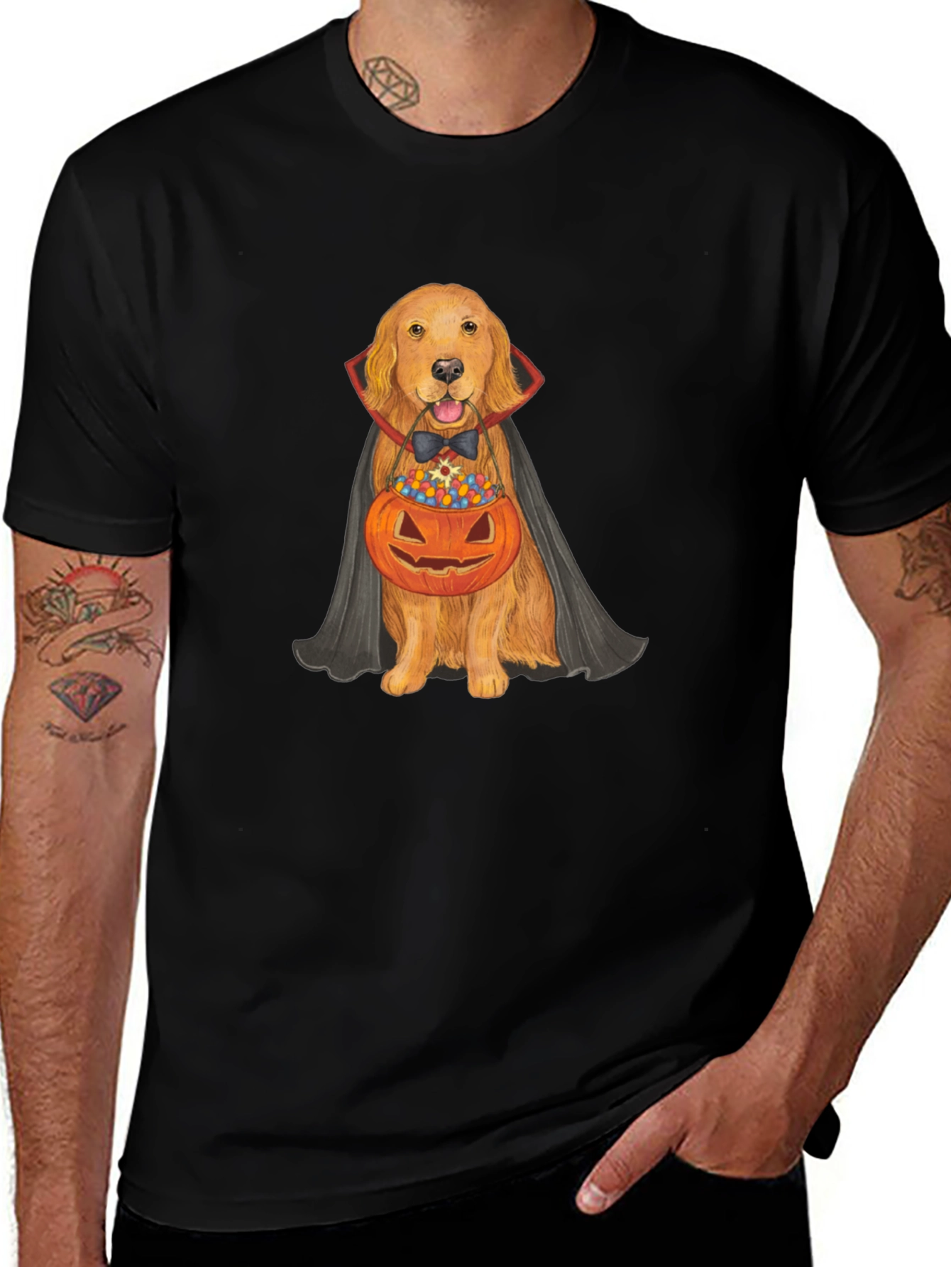 Variant 6 of Halloween Dog T-Shirt